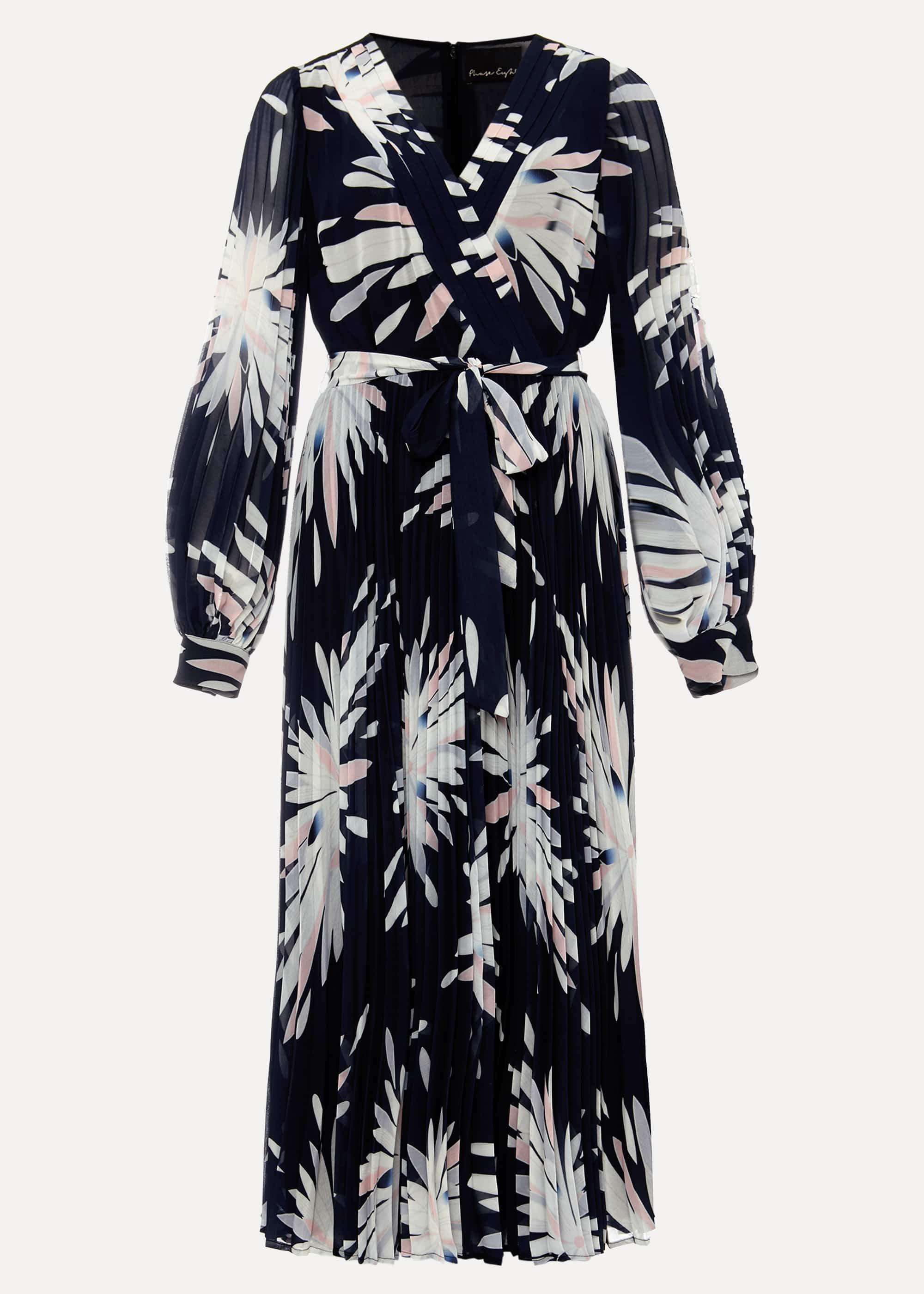 Ellen Palm Print Midaxi Dress