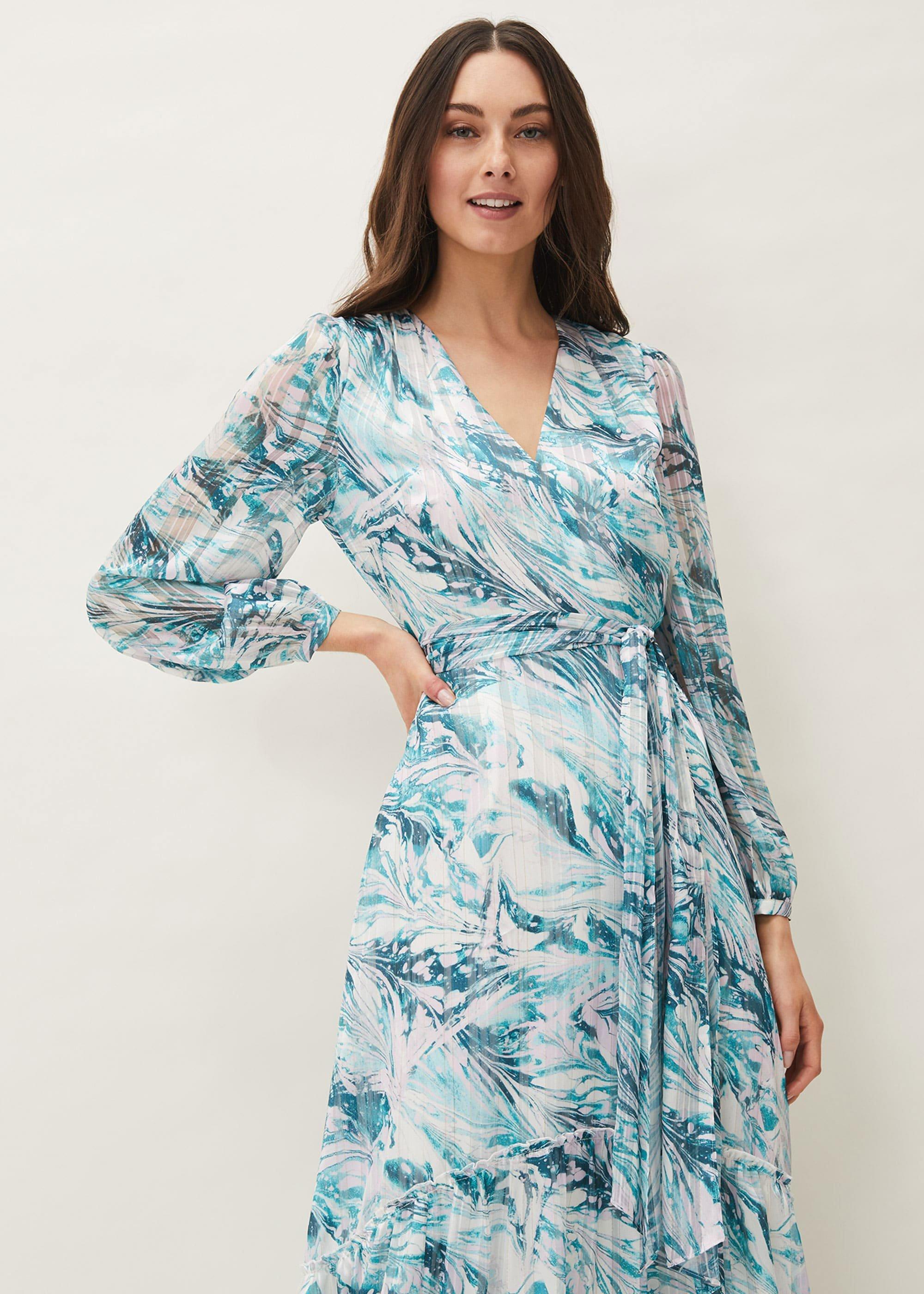 Lauretta Abstract Print Maxi Dress
