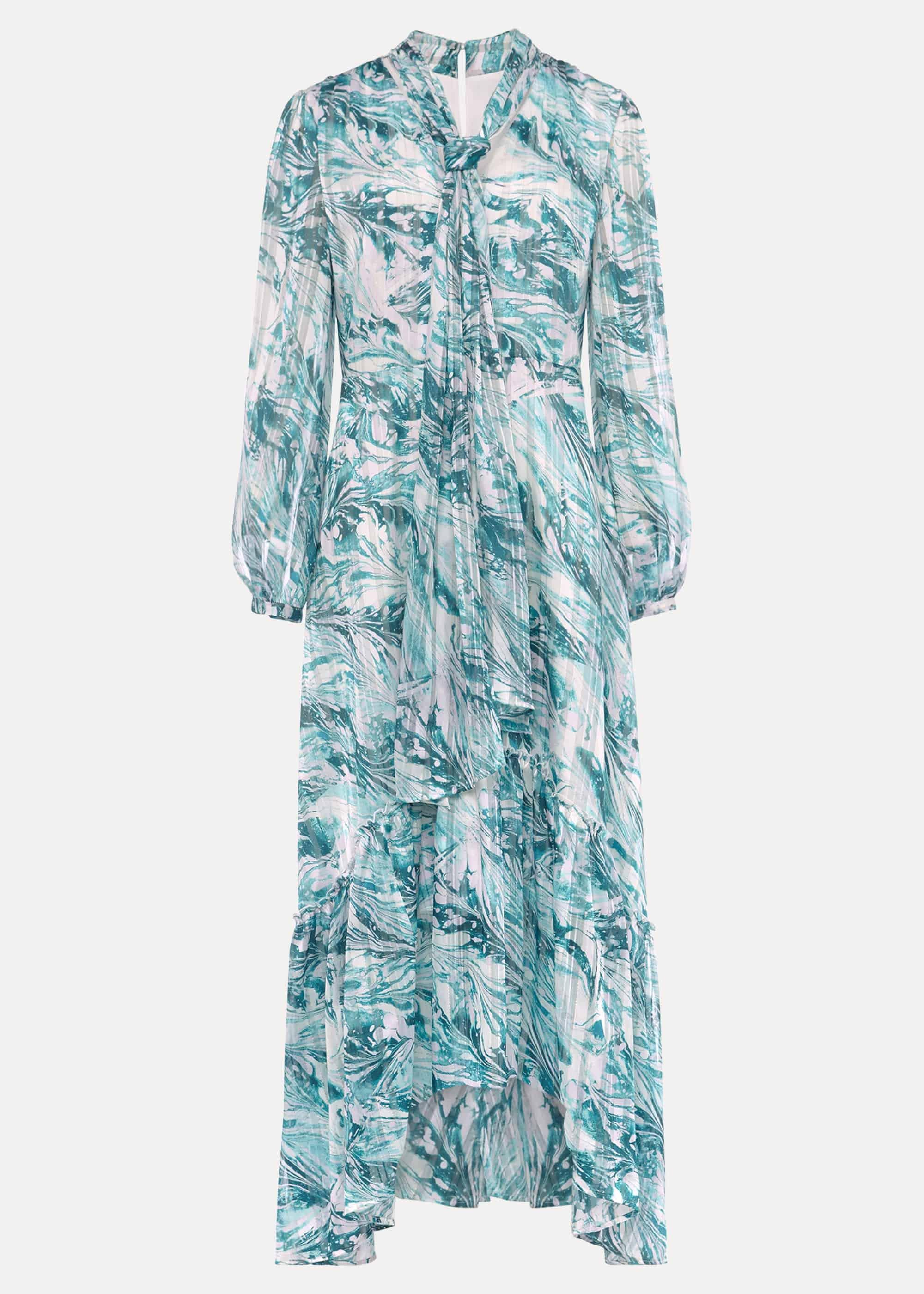 Lauretta Abstract Print Maxi Dress
