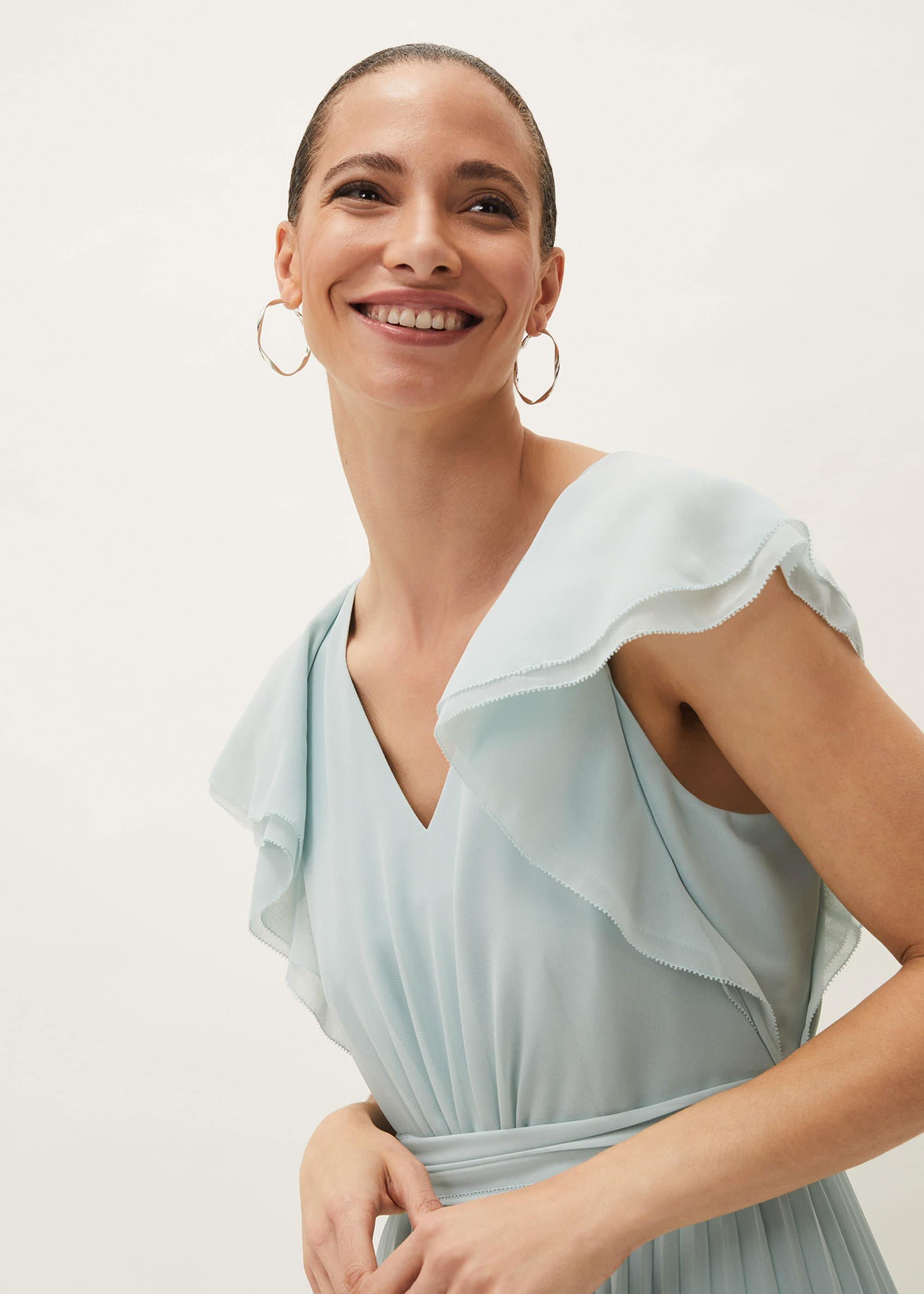 Hallie Pleated Wide Leg Jumpsuit