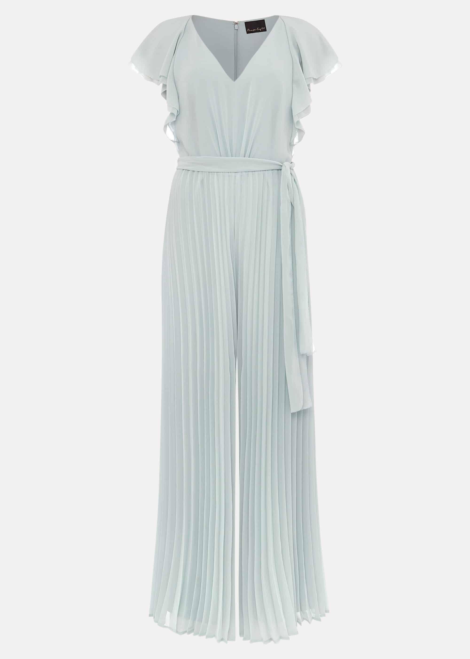 Hallie Pleated Wide Leg Jumpsuit