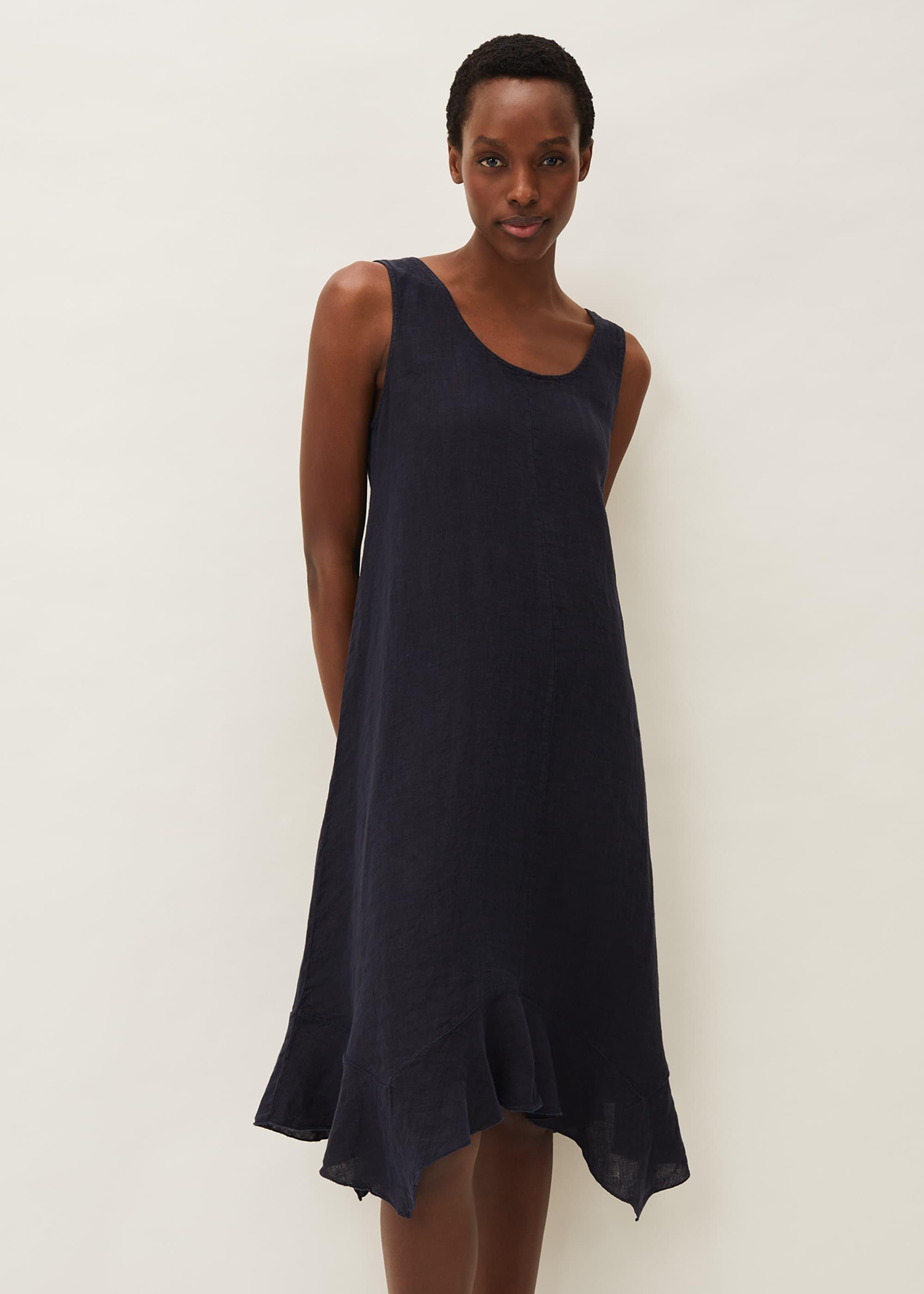 Beverly Linen Swing Dress