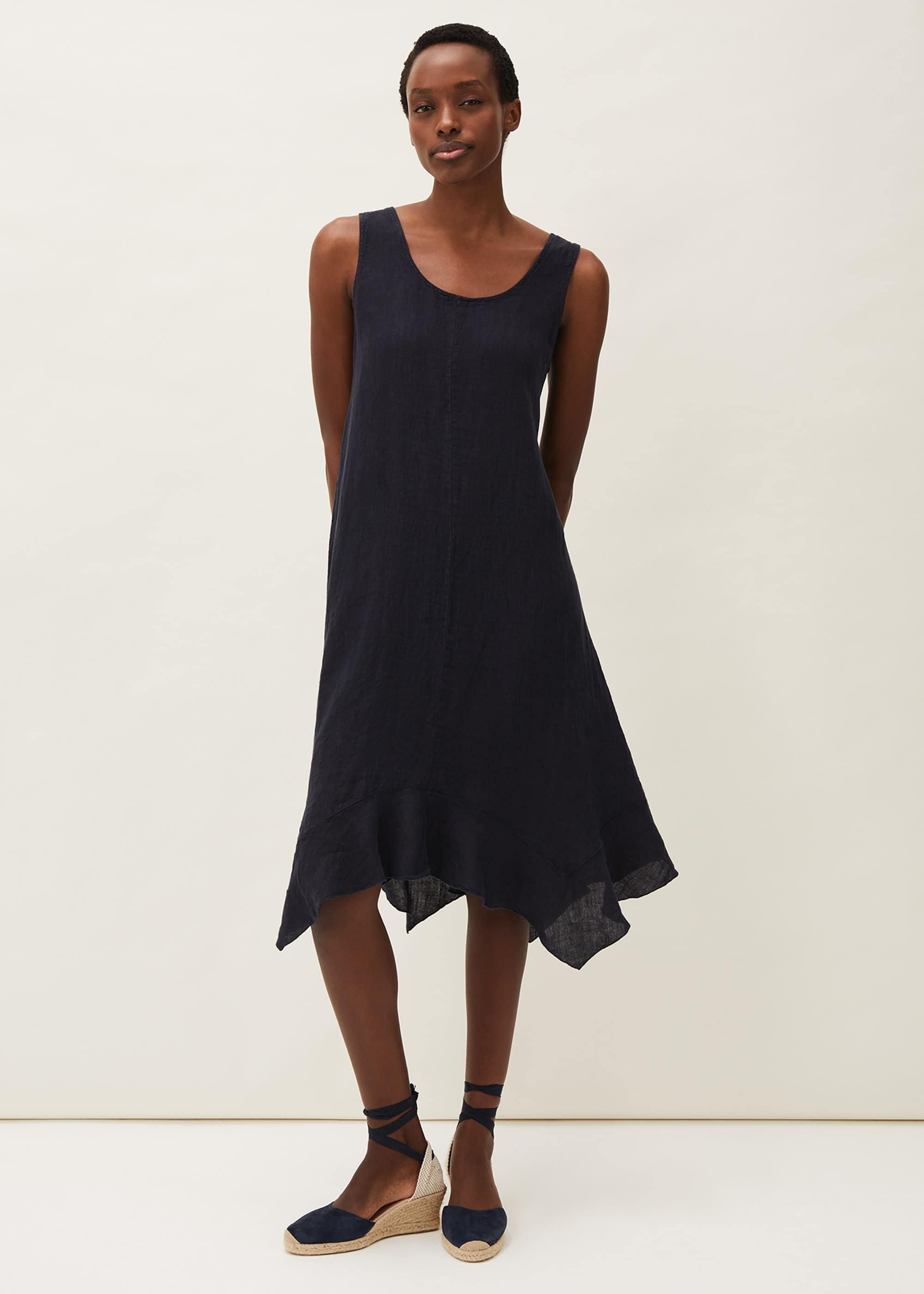 Beverly Linen Swing Dress