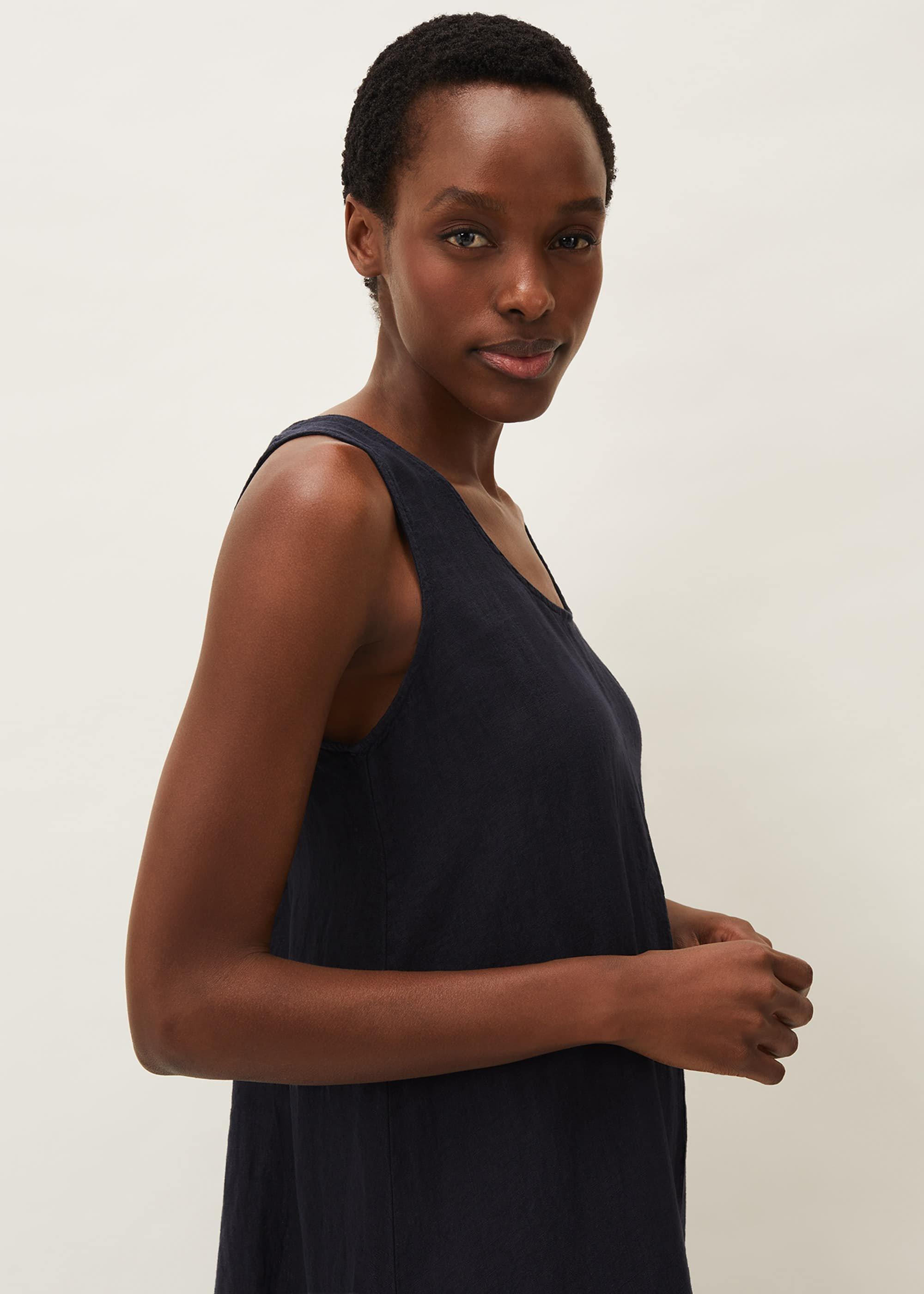 Beverly Linen Swing Dress