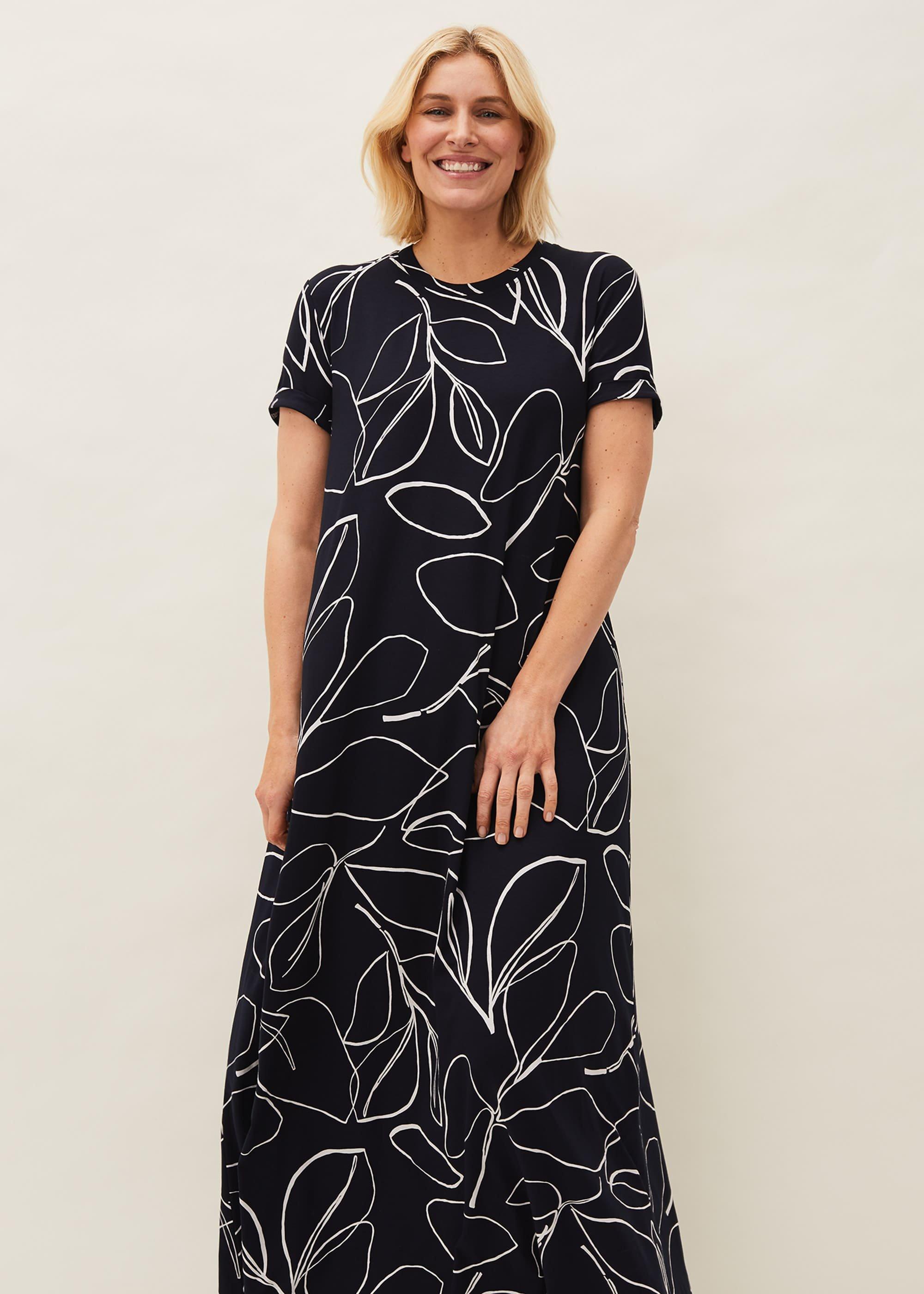 Fifi Floral T-Shirt Maxi Dress
