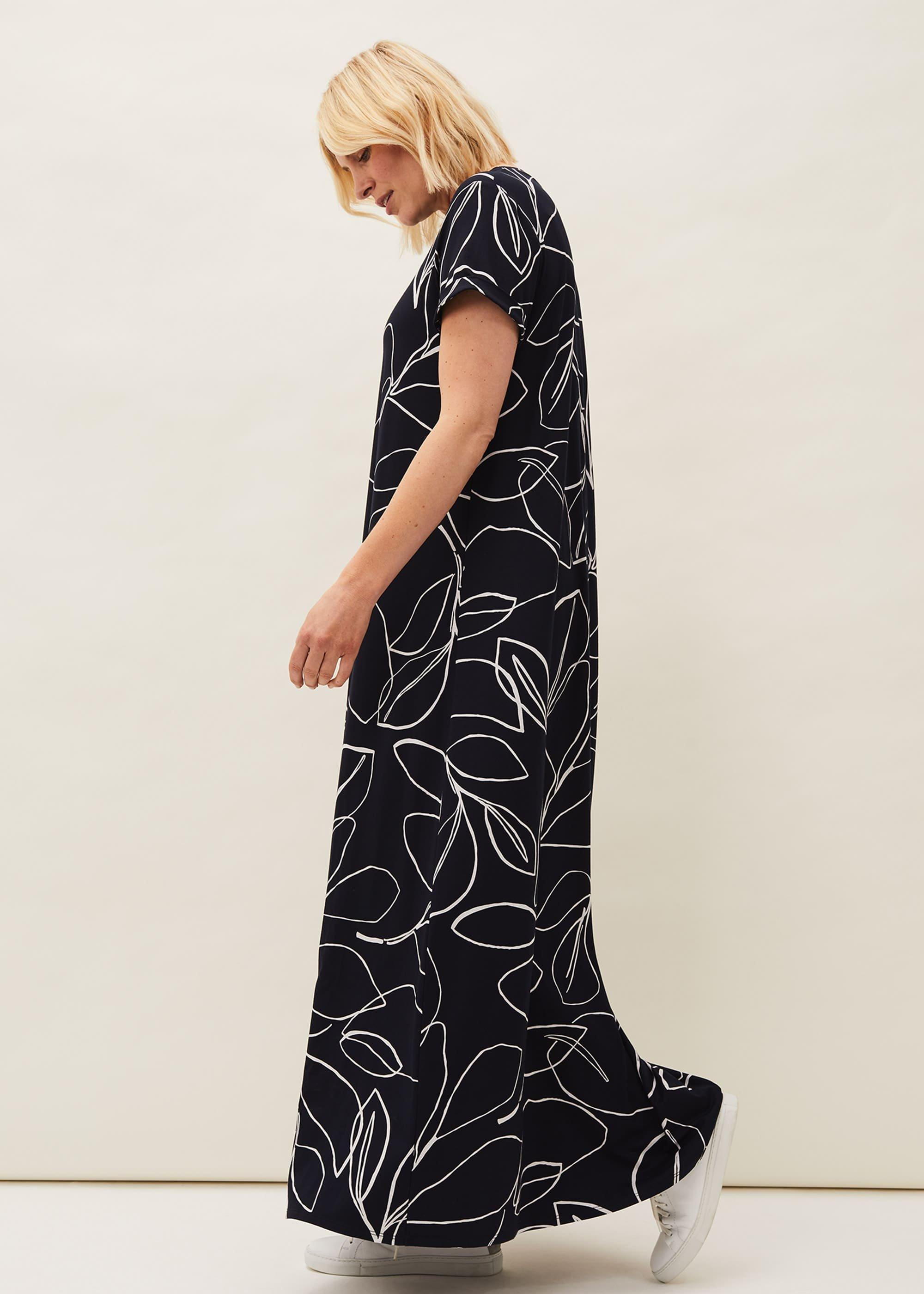 Fifi Floral T-Shirt Maxi Dress