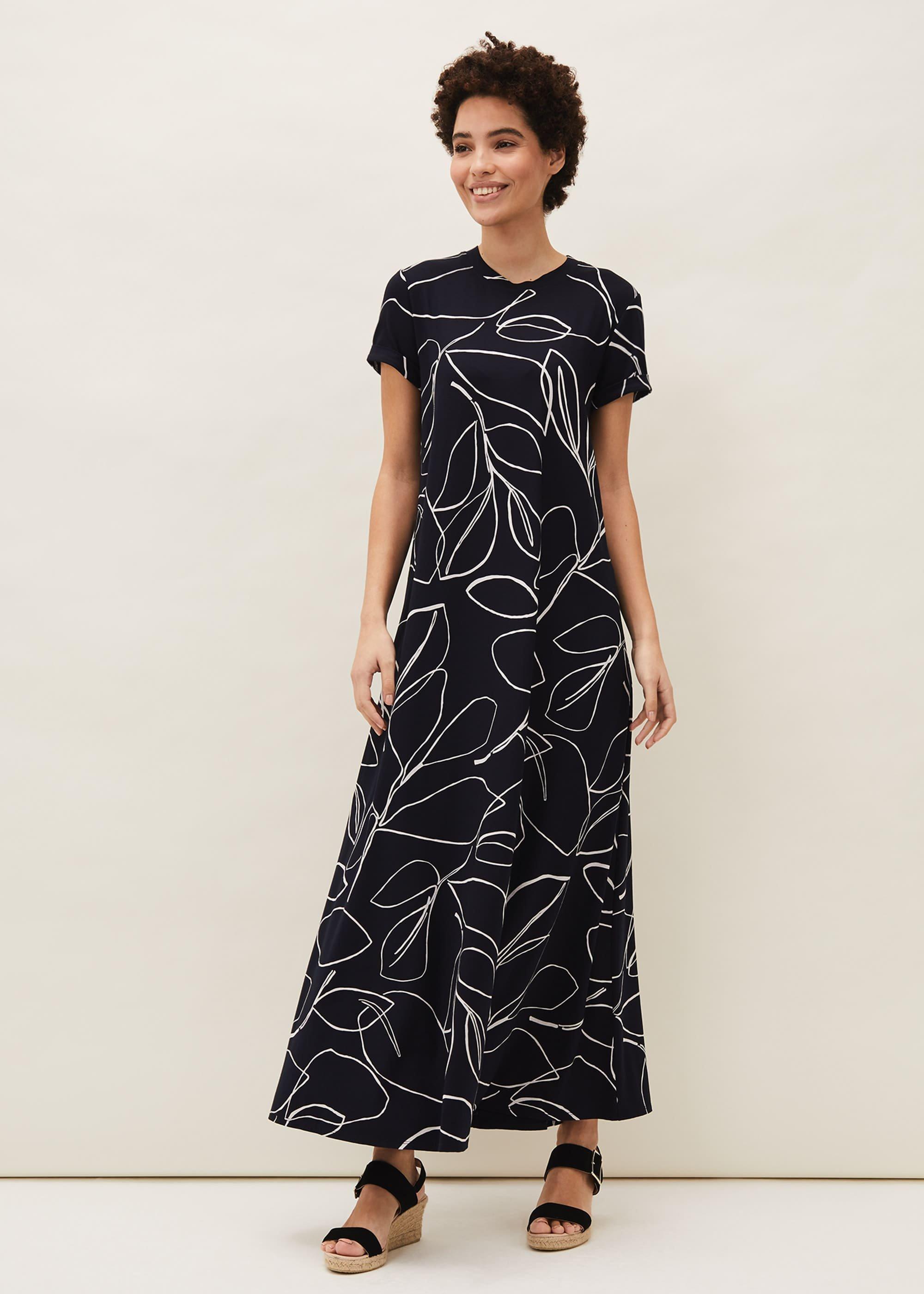 Fifi Floral T-Shirt Maxi Dress