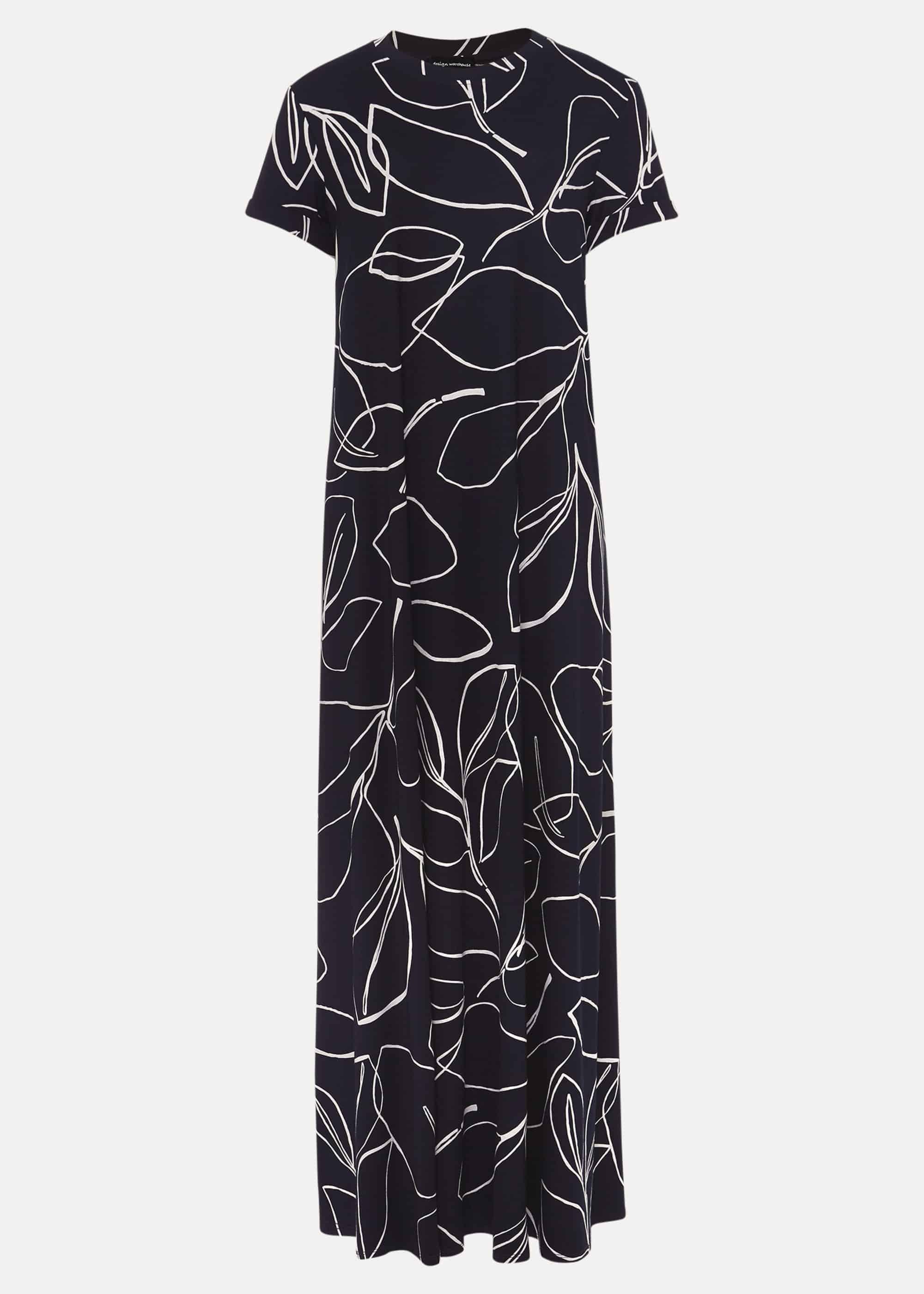 Fifi Floral T-Shirt Maxi Dress