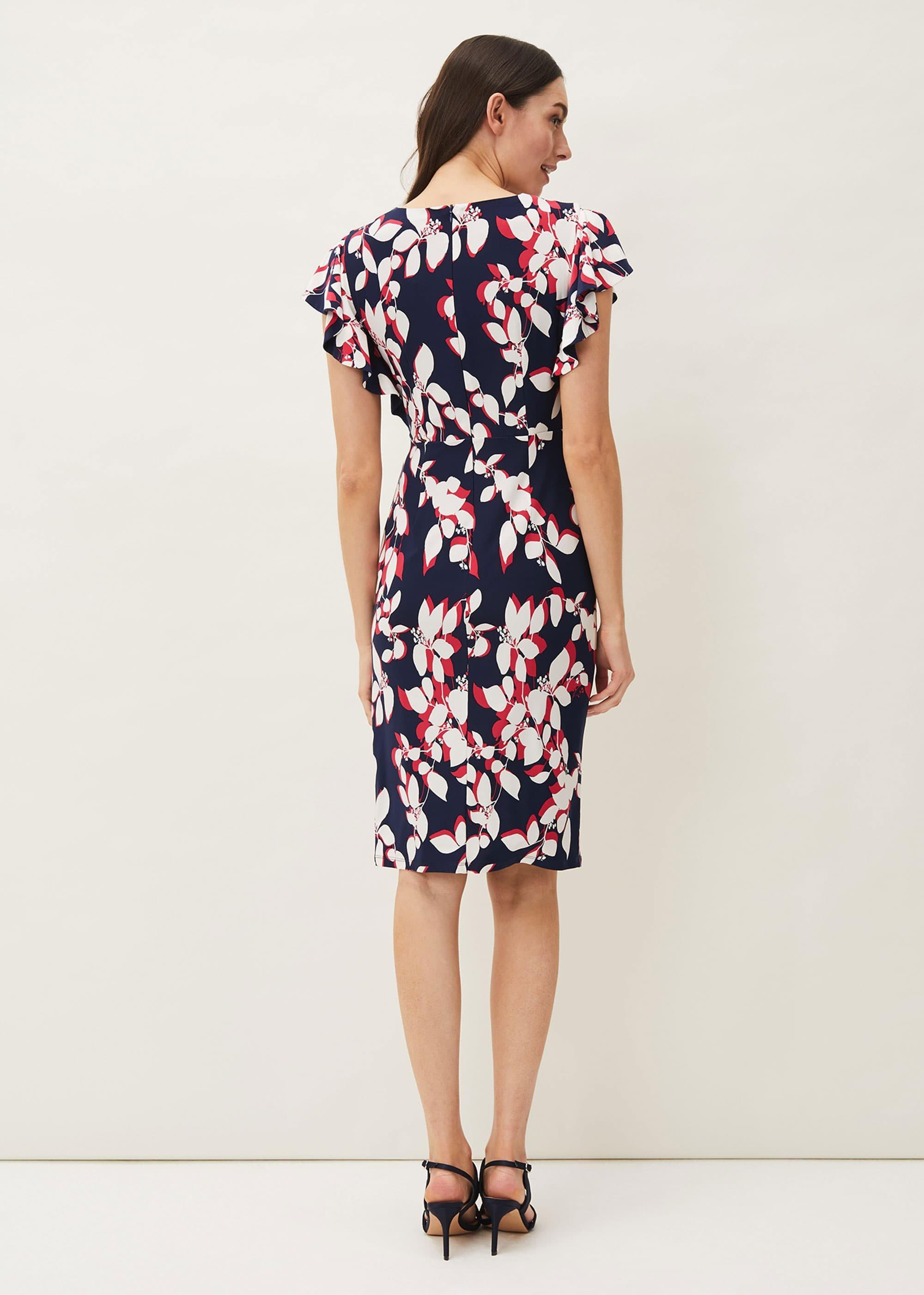 Helene Printed Jersey Dress
