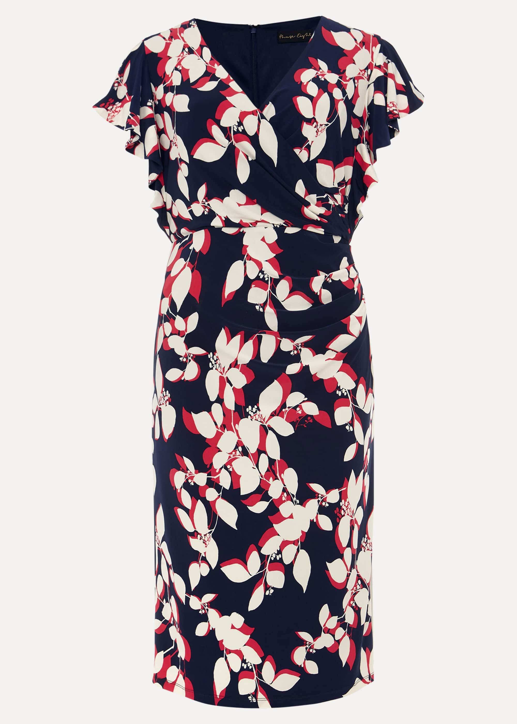 Helene Printed Jersey Dress