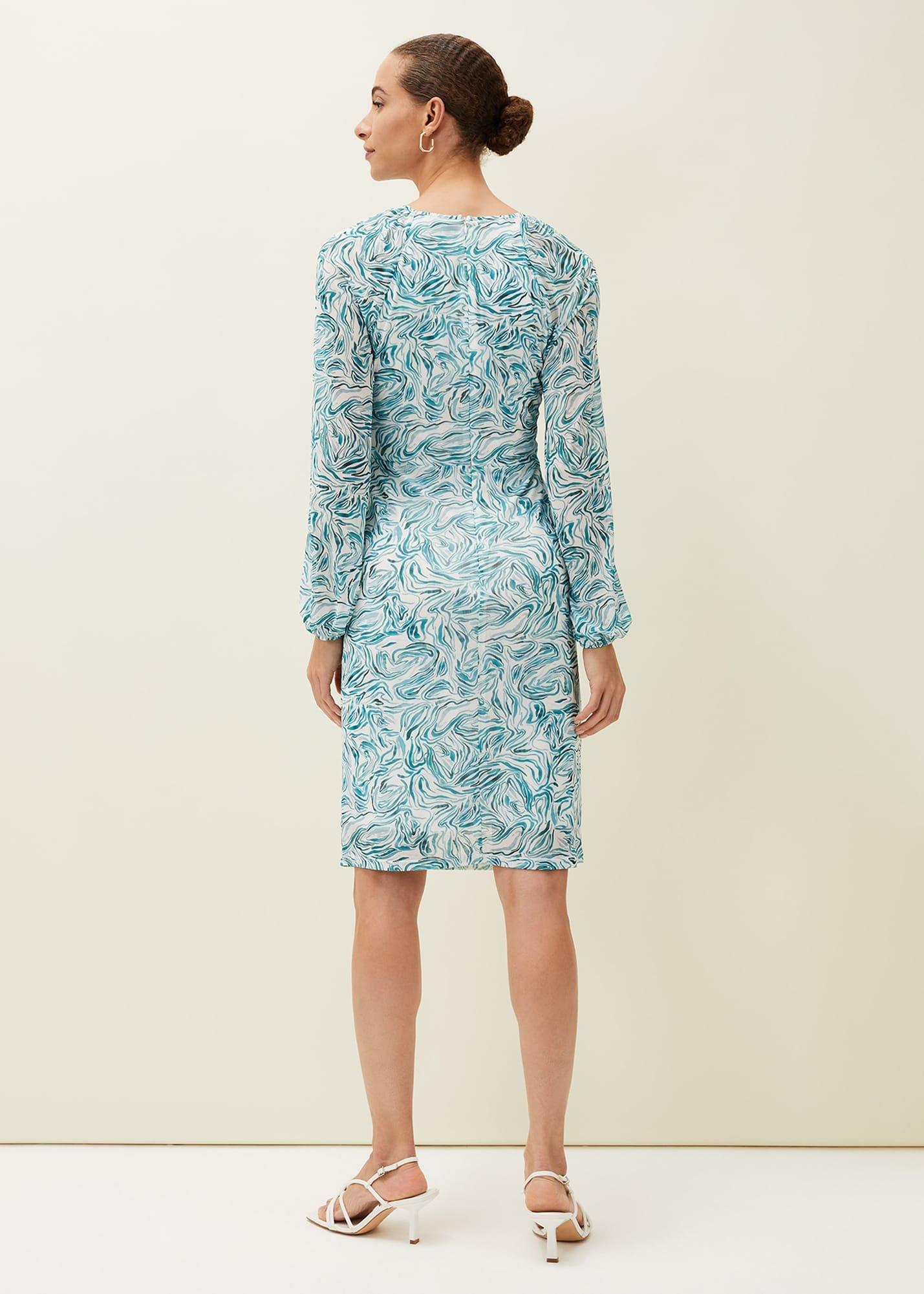 Jolie Swirl Mesh Dress