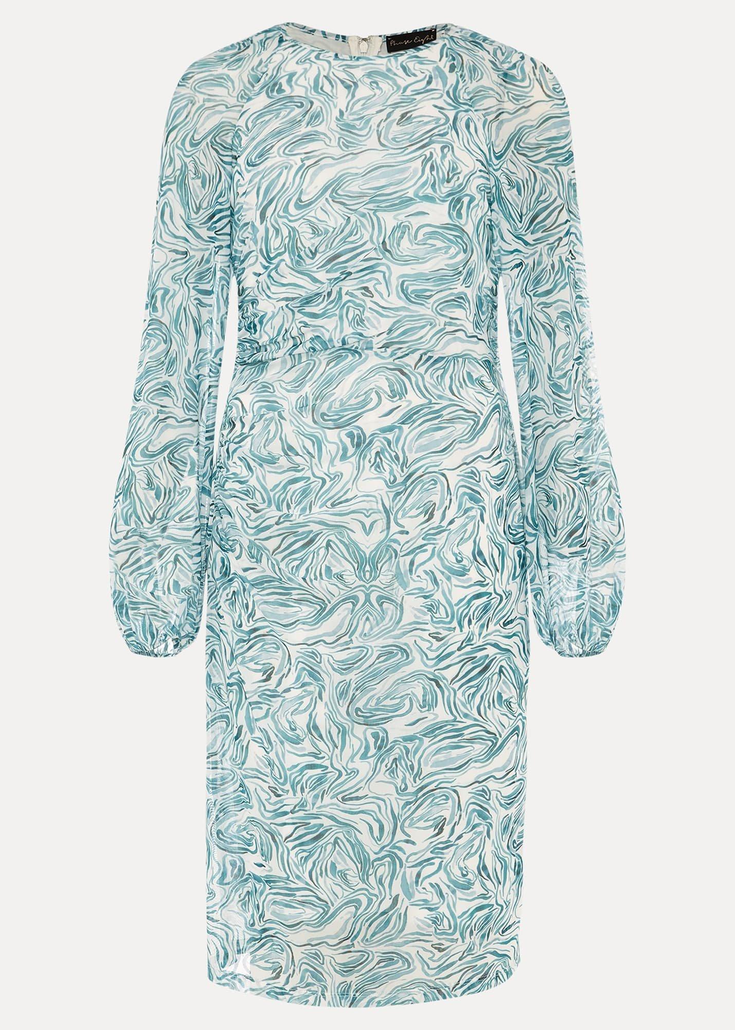 Jolie Swirl Mesh Dress