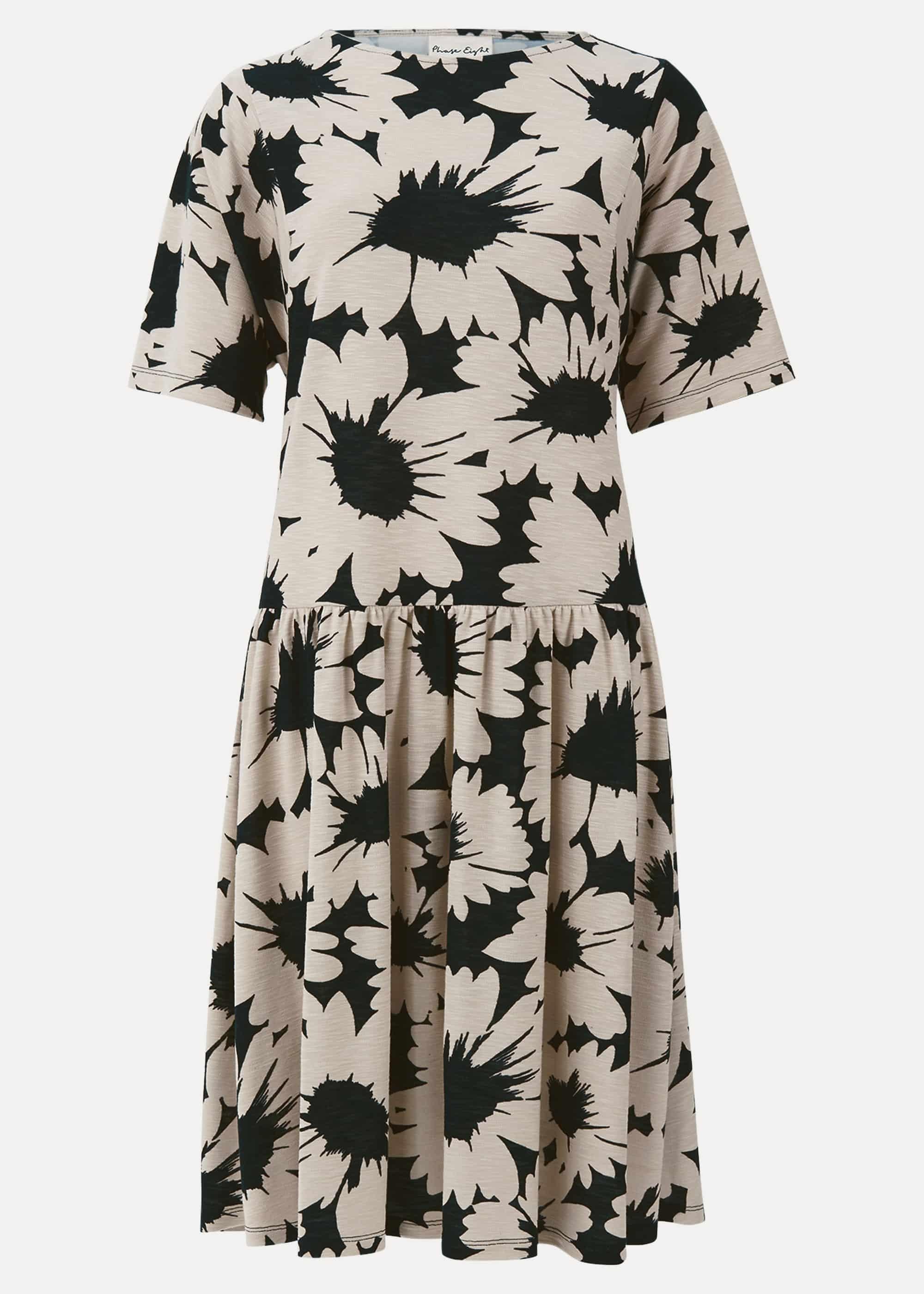 Daisy Print Swing Dress