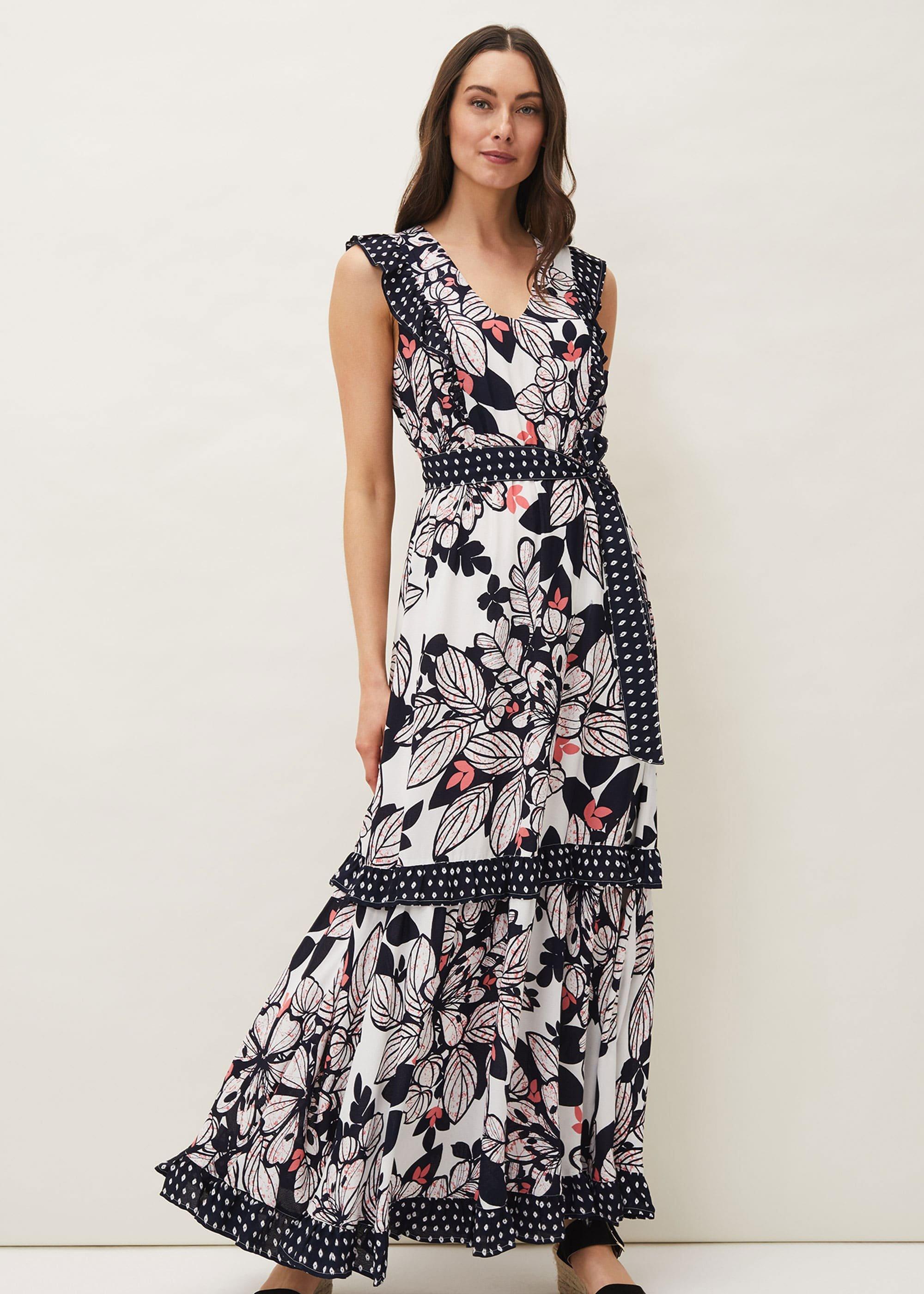 Suki Floral Tiered Maxi Dress
