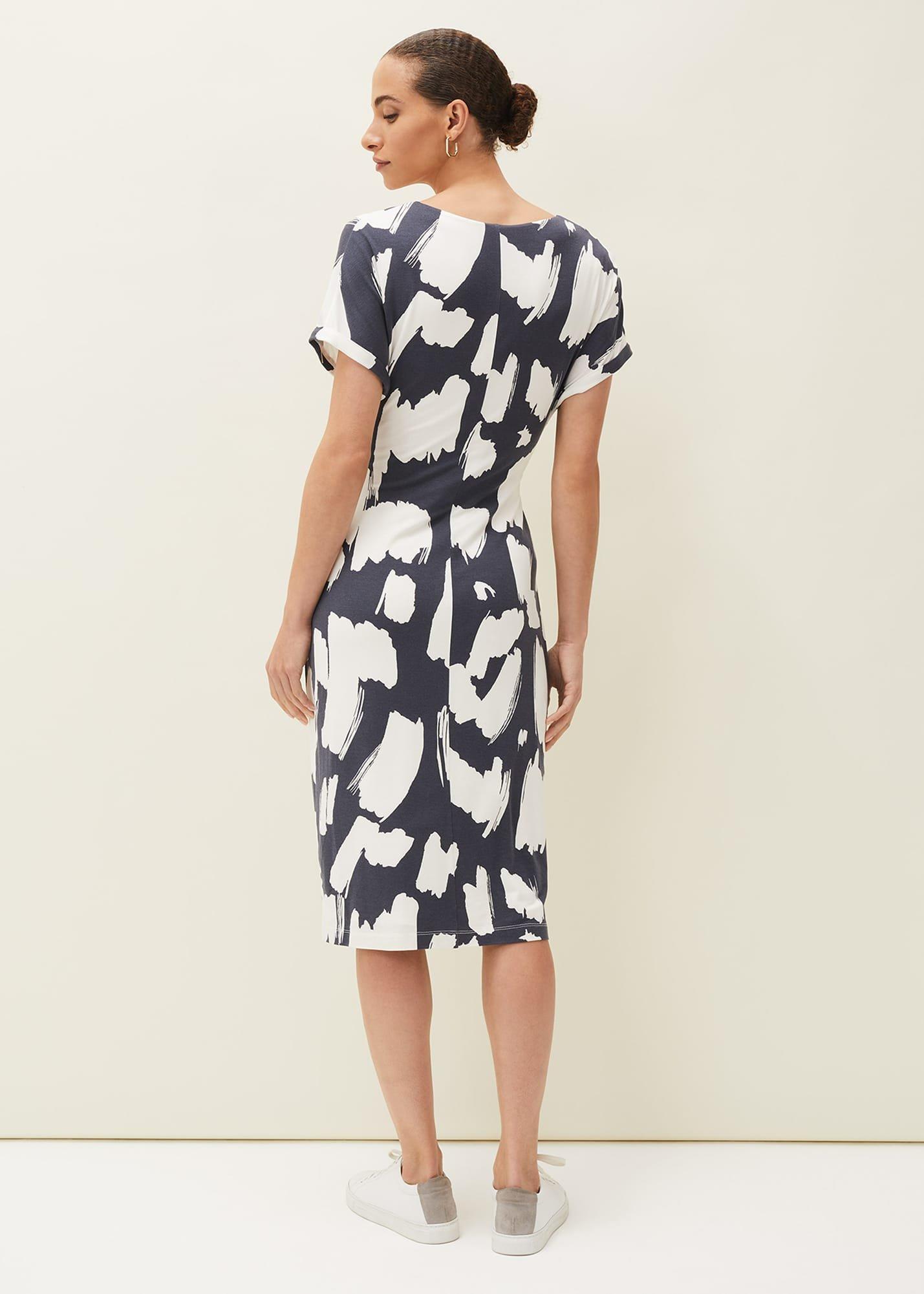 Dotterel Abstract Print Dress