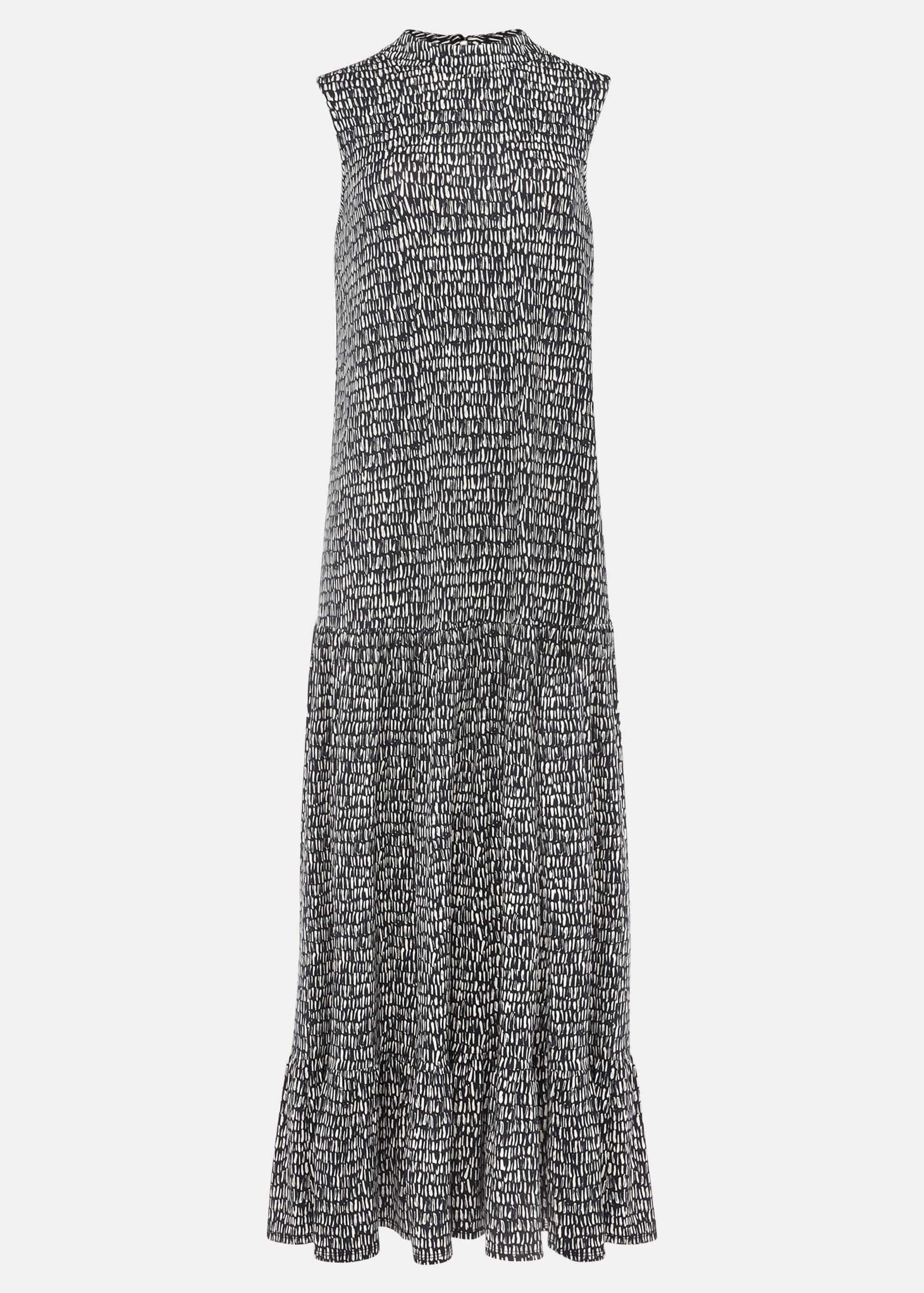 Adelia Abstract Print Midaxi Dress