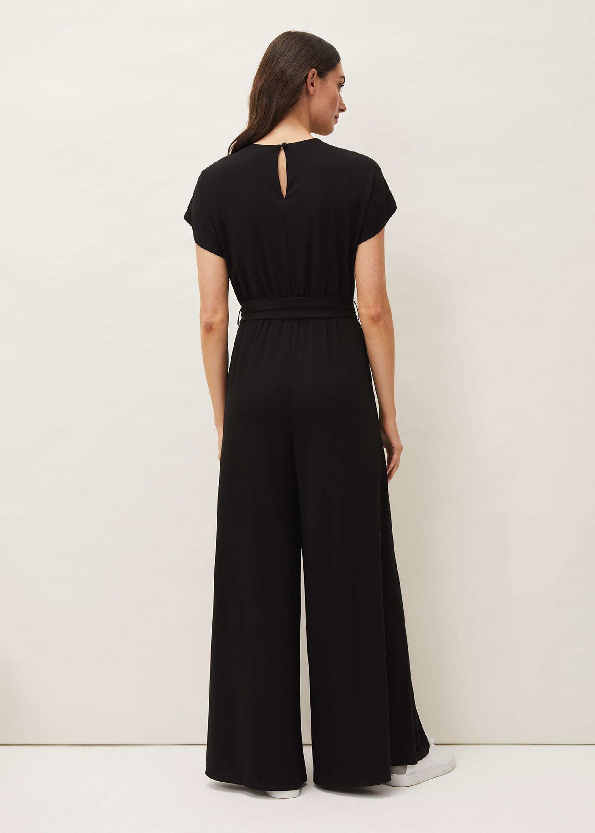 Dania Wide Leg Jersey Jumpsuit