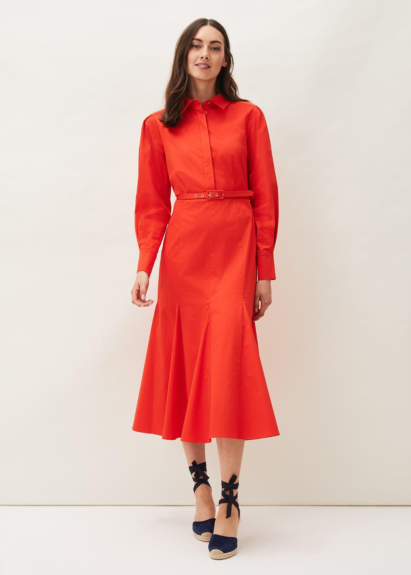 Diana Belted Shirt Dress