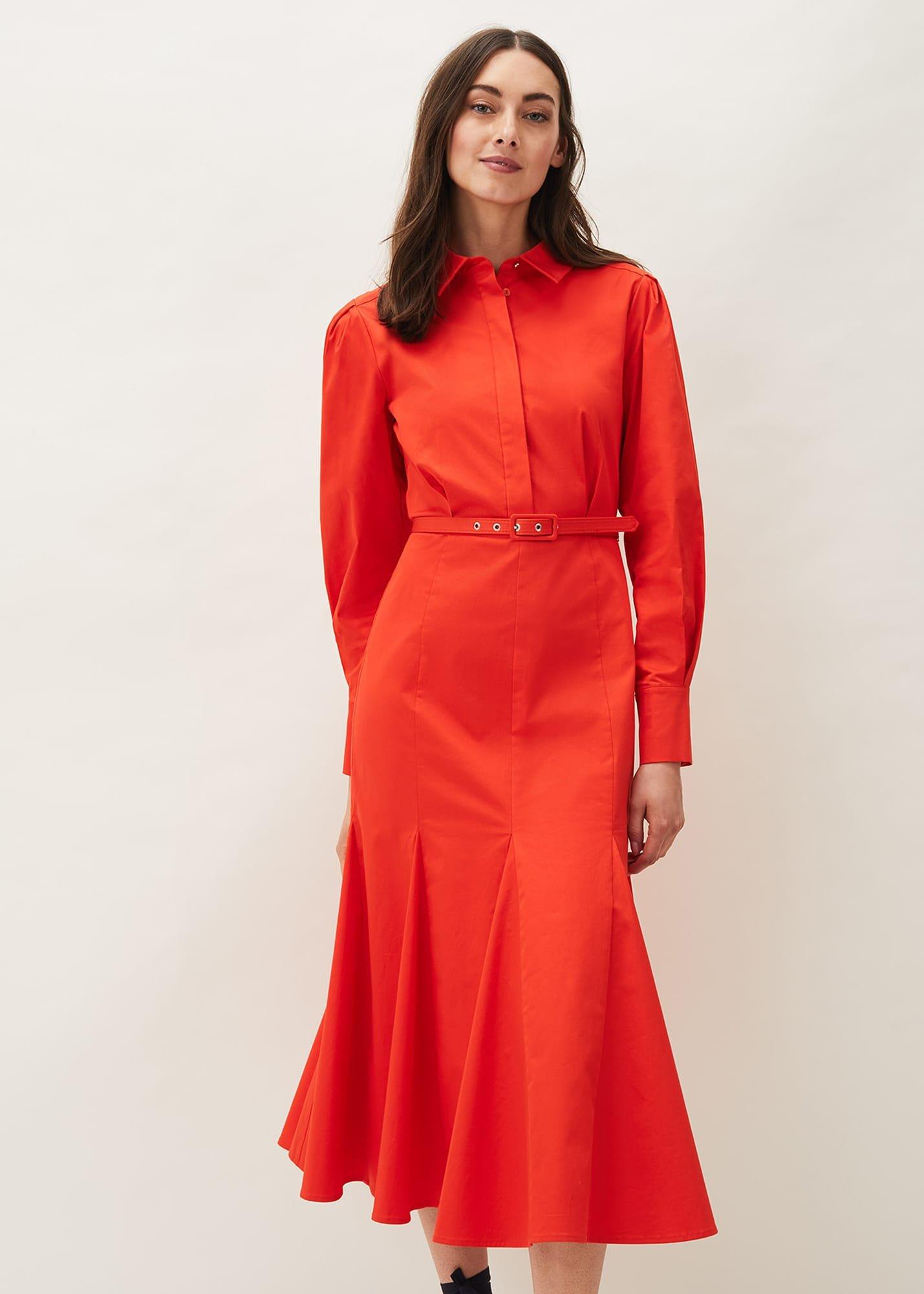 Diana Belted Shirt Dress