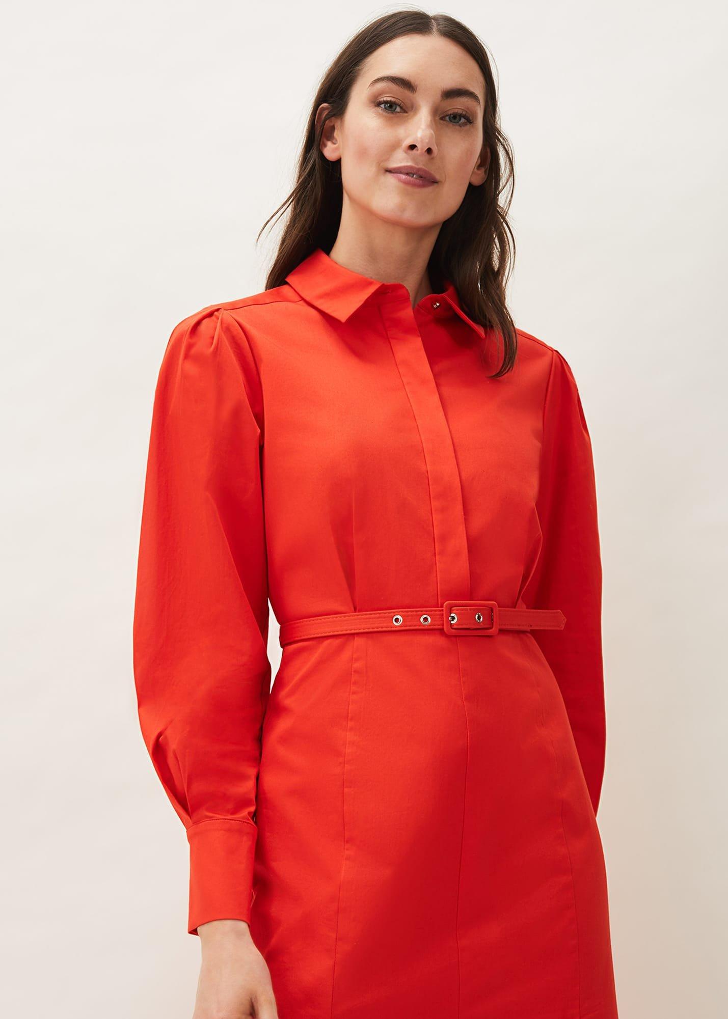 Diana Belted Shirt Dress