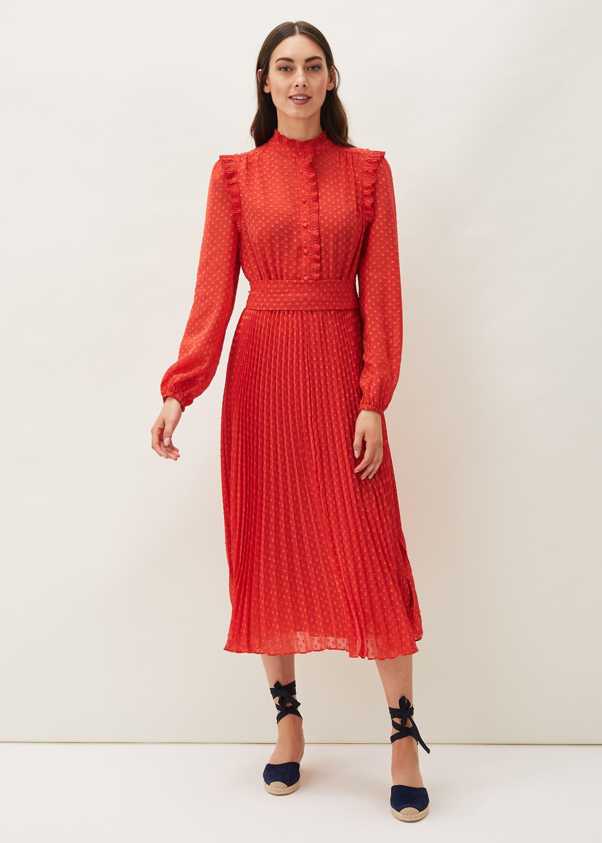 Annie Dobbie Pleat Dress