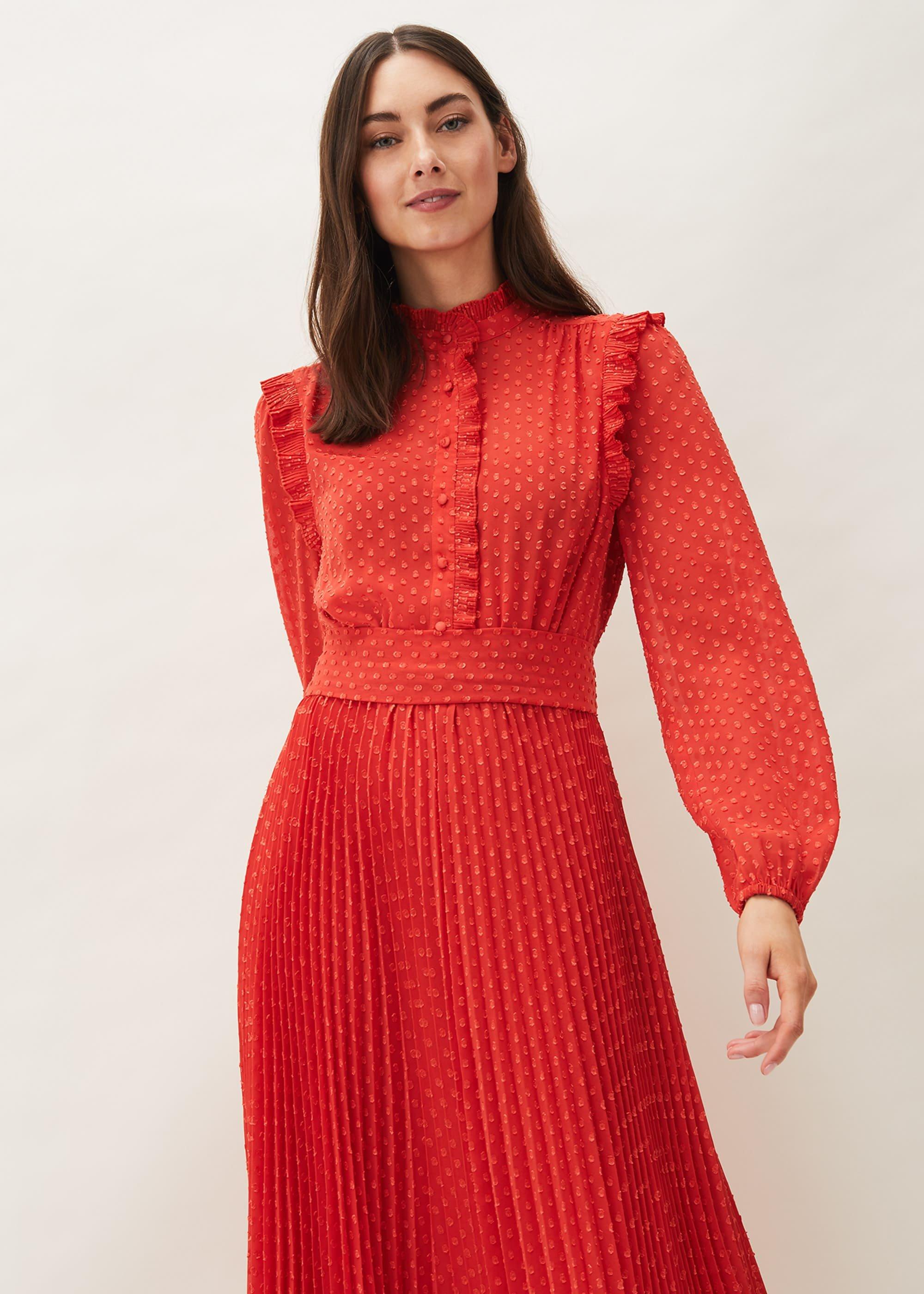 Annie Dobbie Pleat Dress
