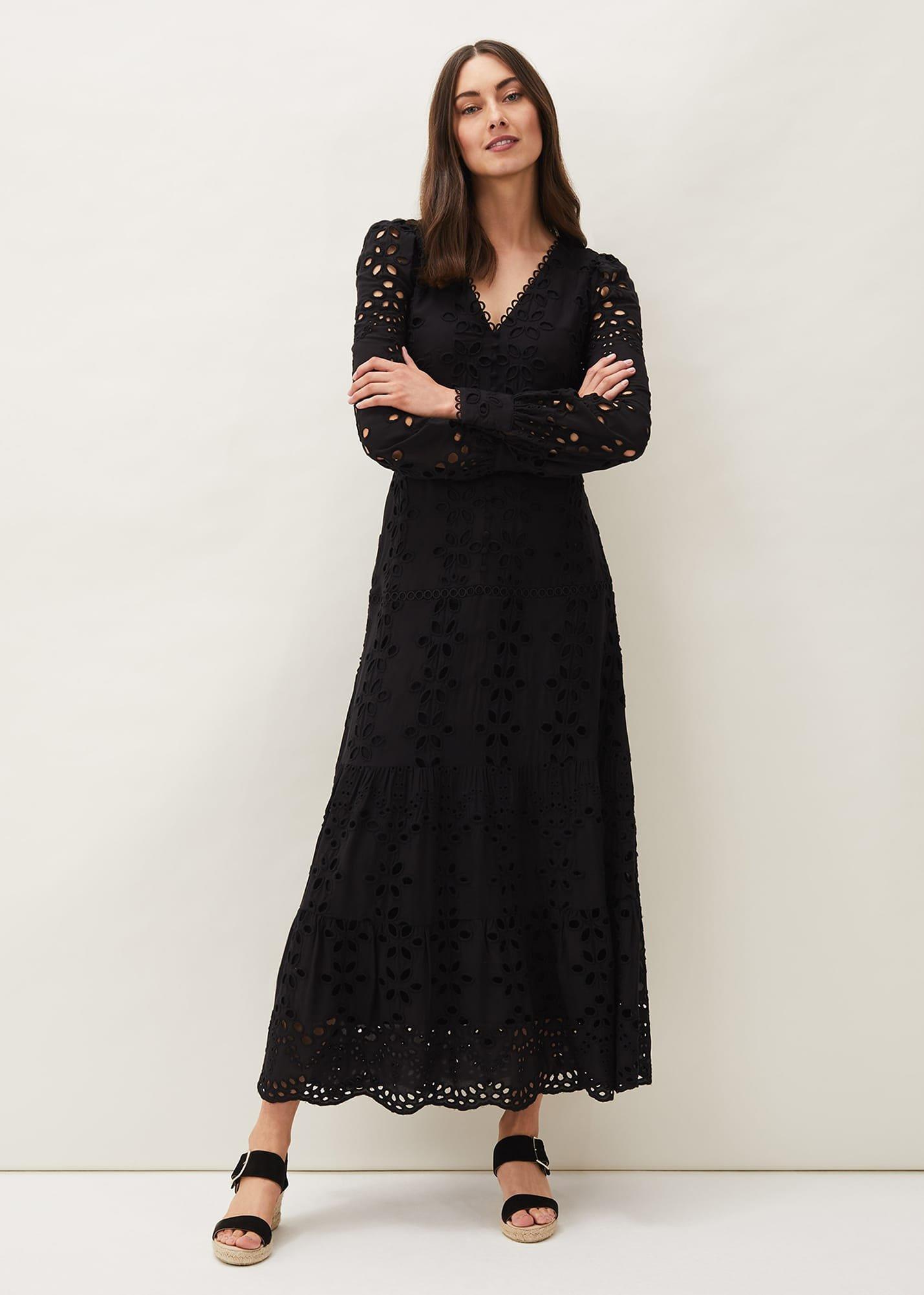 Grace Broderie Anglaise Maxi Dress