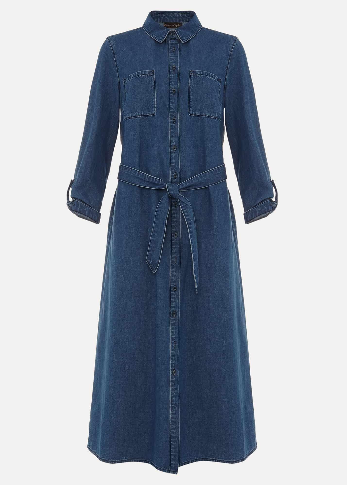 Hettie Denim Midi Dress