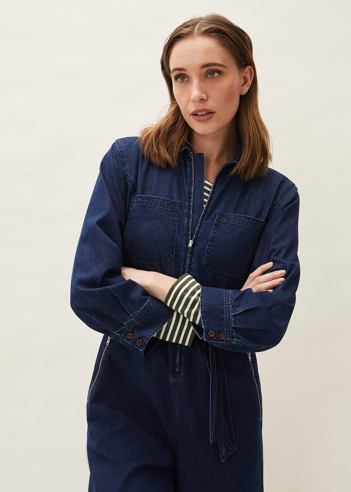 Cecile Denim Jumpsuit