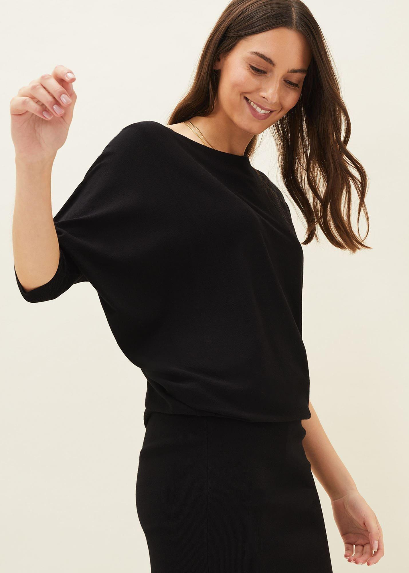 Becca Batwing Knitted Dress