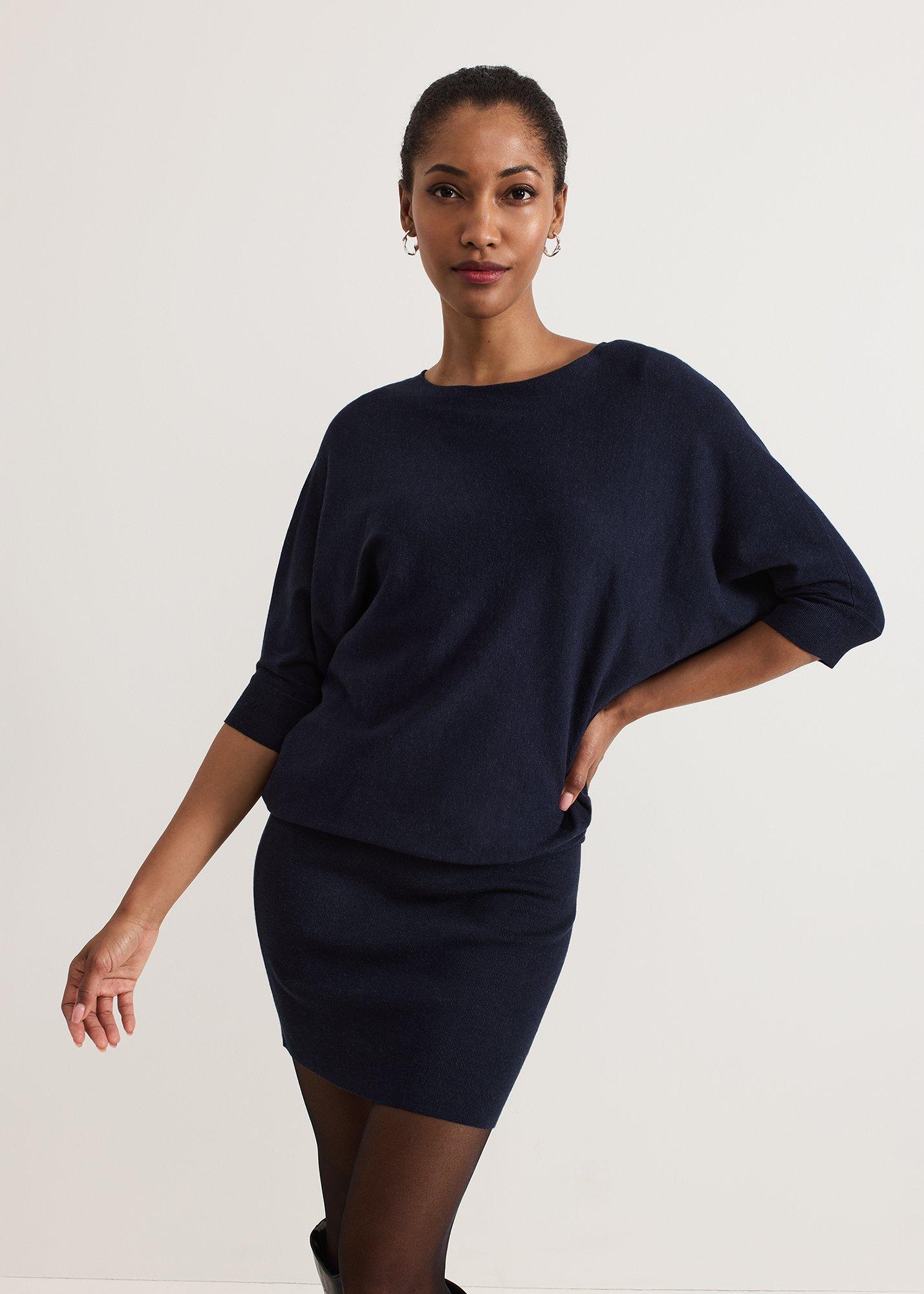 Becca Batwing Knitted Dress