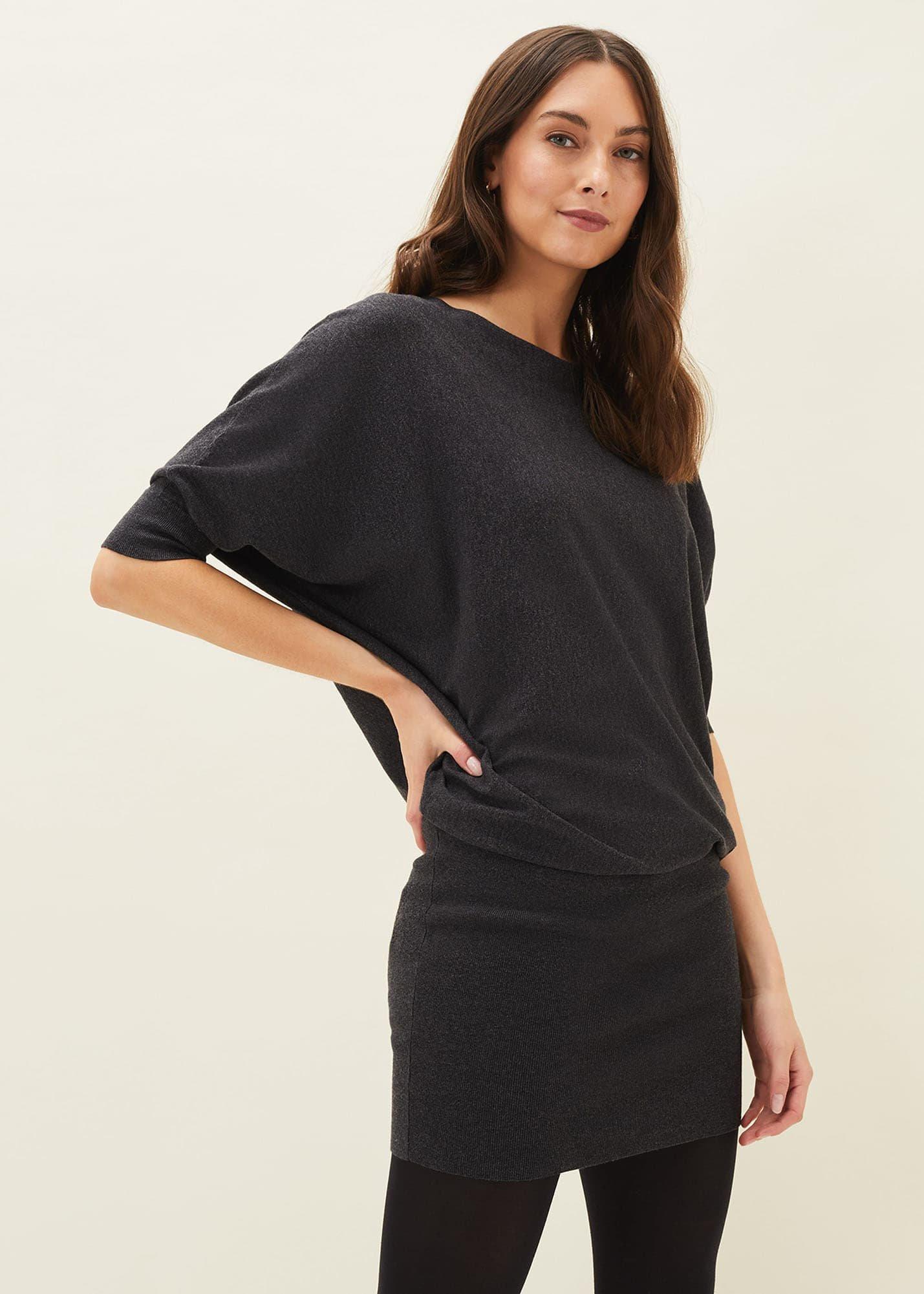 Becca Batwing Knitted Dress