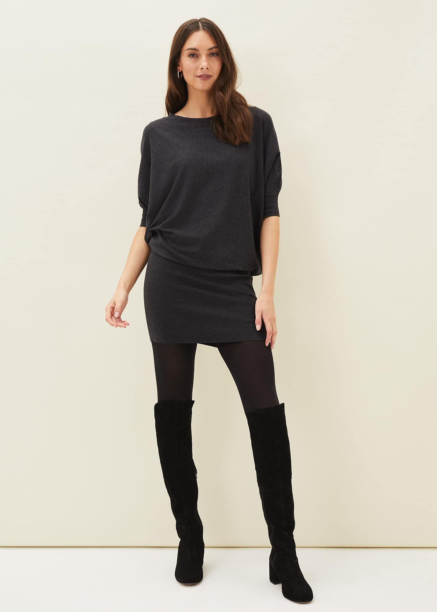Becca Batwing Knitted Dress