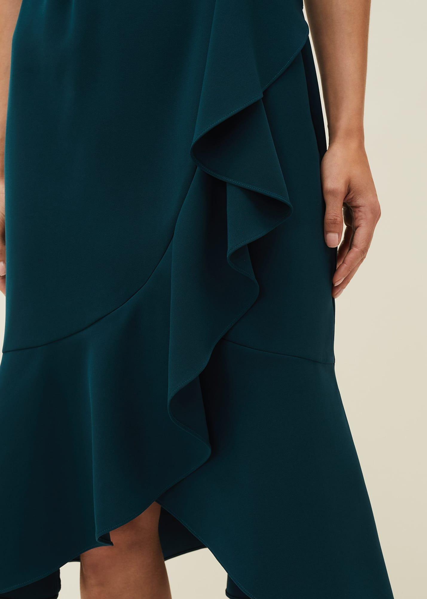 Alesia Lace Bodice Belted Dress