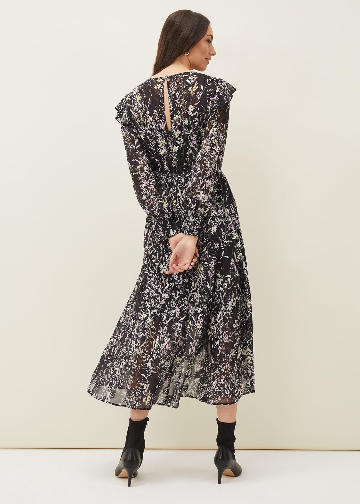 Daphne Floral Wrap Dress