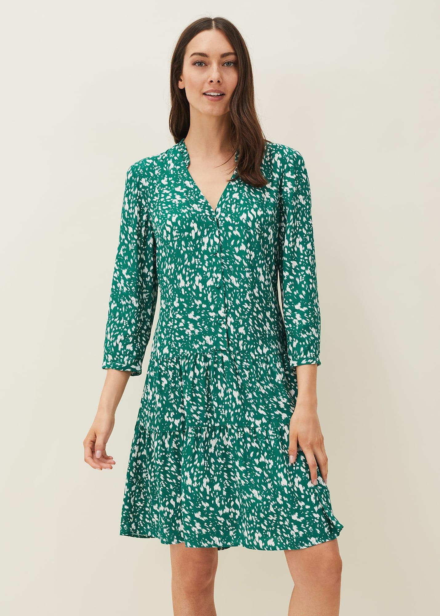 Penele Abstract Print Dress