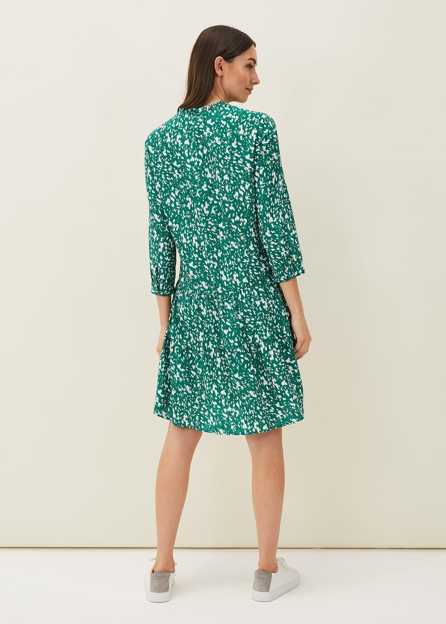 Penele Abstract Print Dress