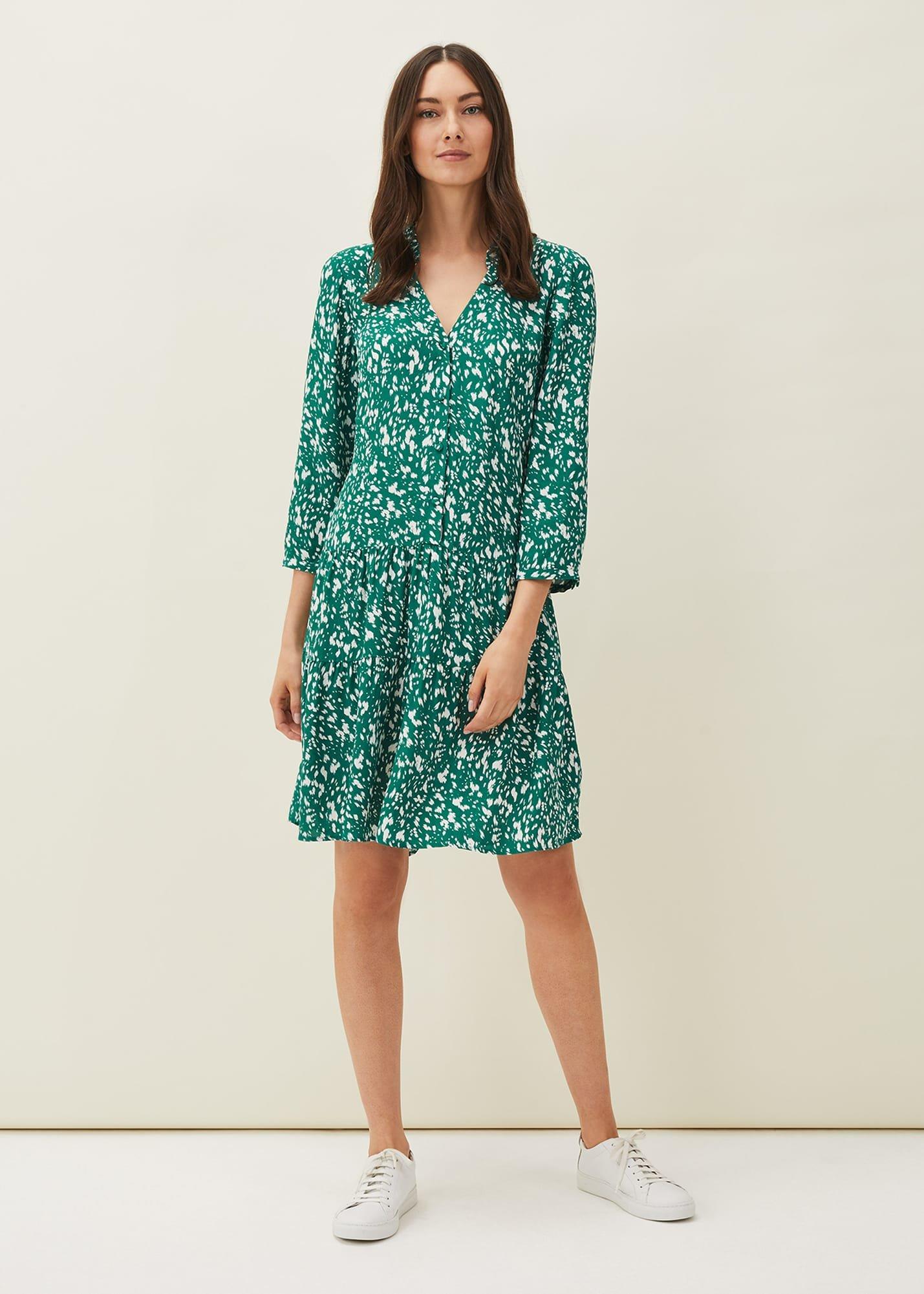 Penele Abstract Print Dress