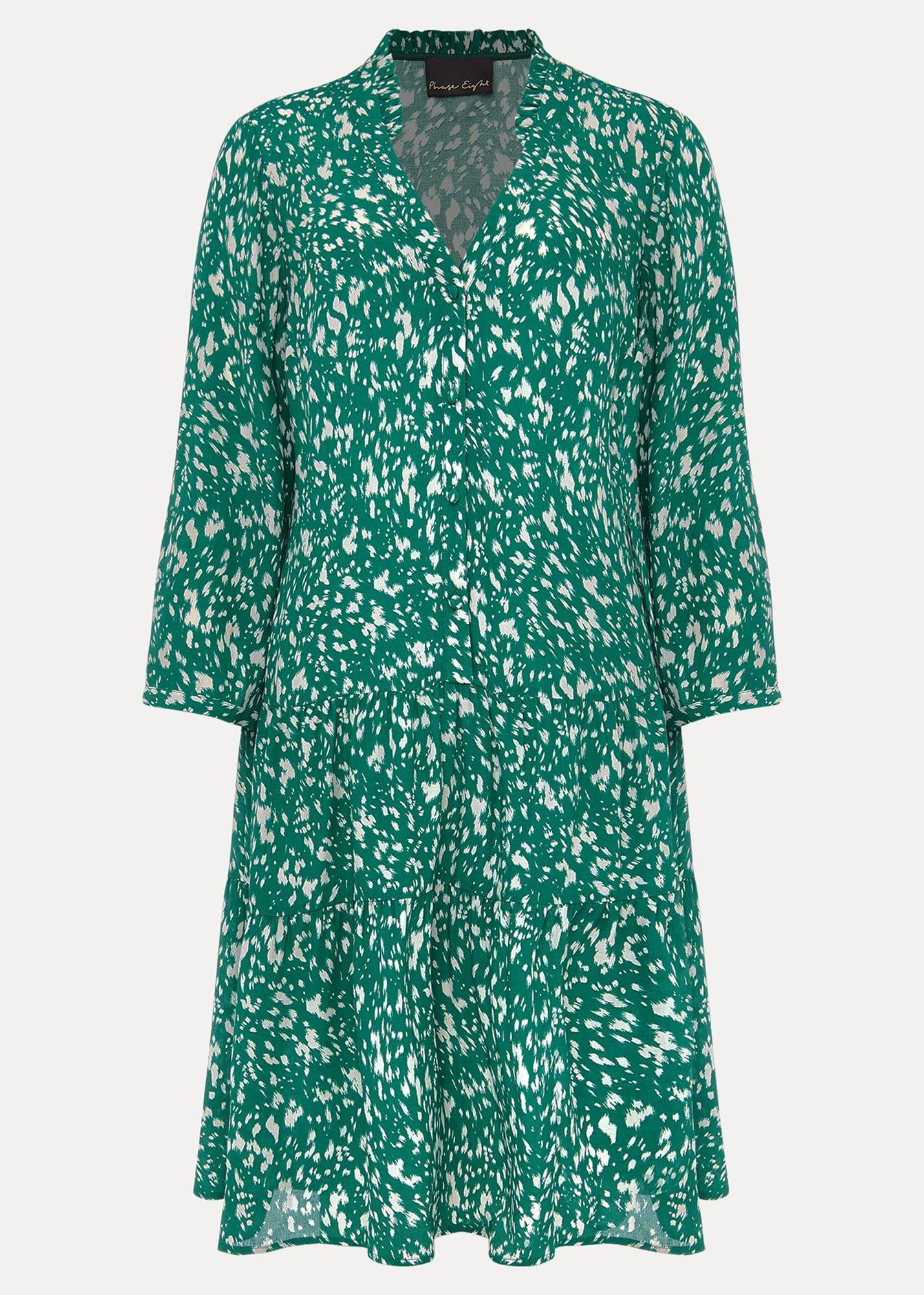 Penele Abstract Print Dress