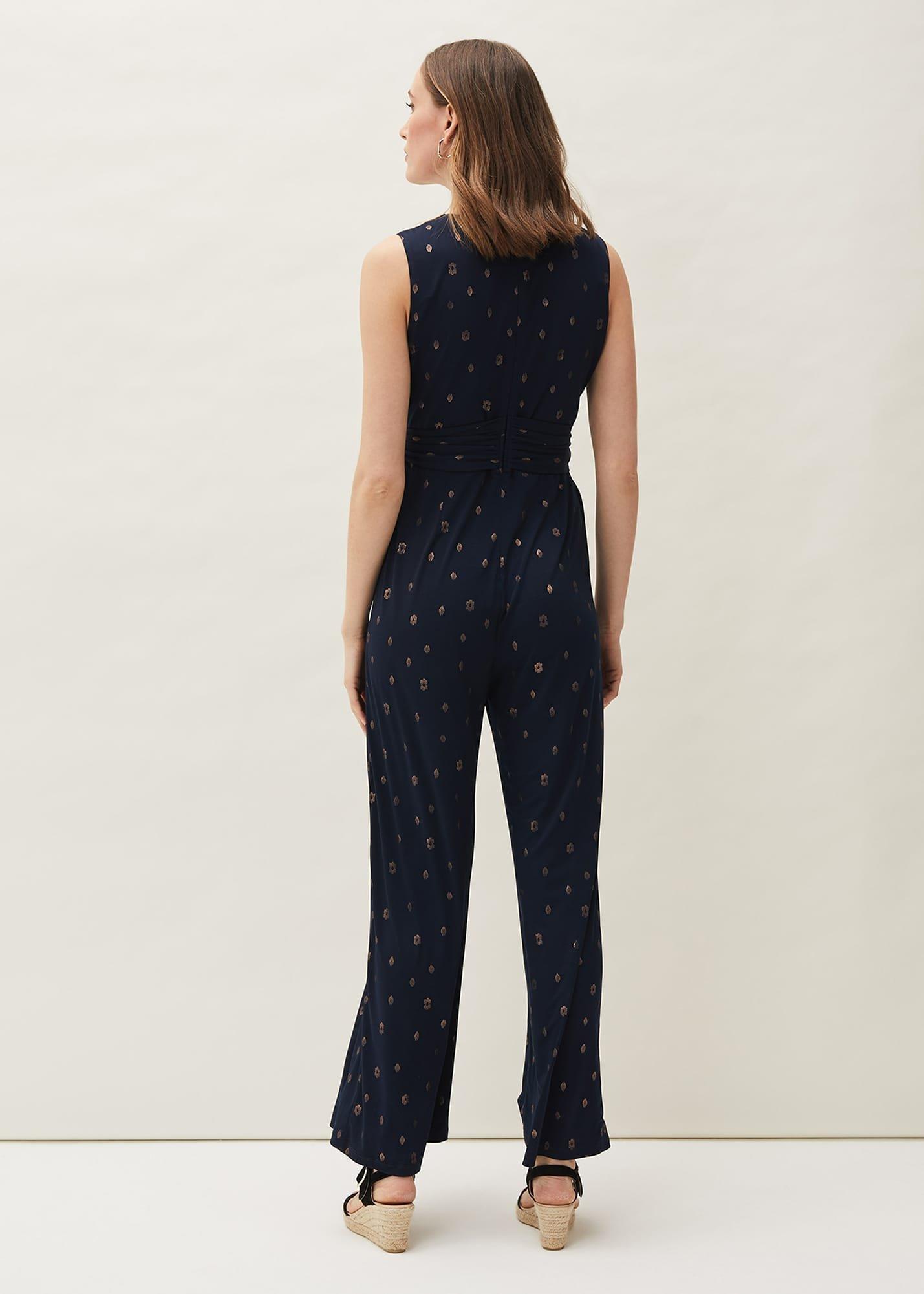 Ikat Foil Jumpsuit