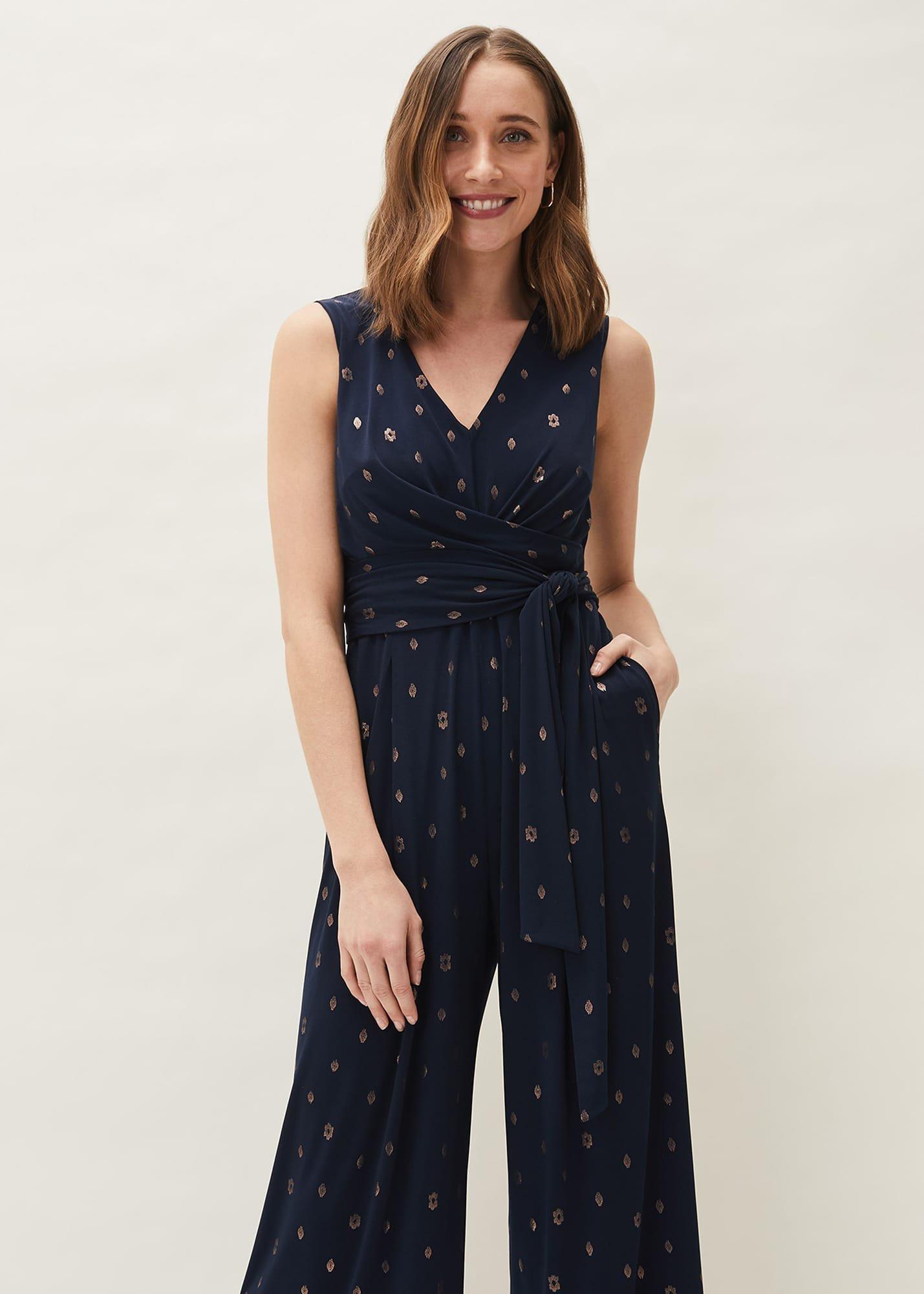 Ikat Foil Jumpsuit