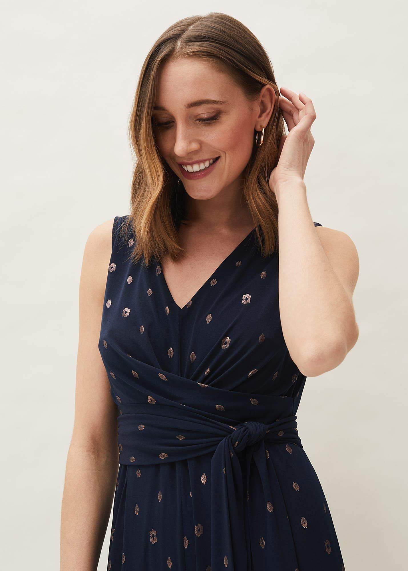 Ikat Foil Jumpsuit