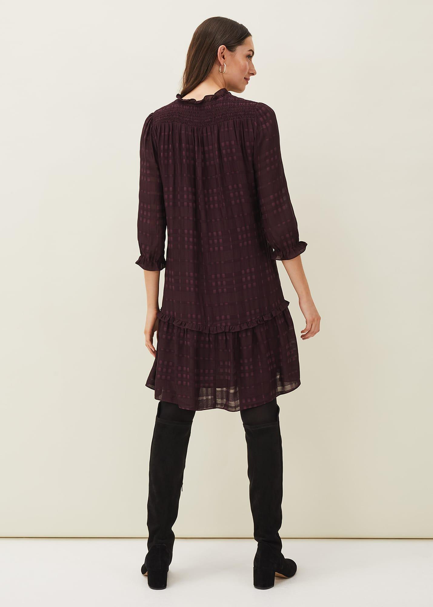 Tansy Ruffle Swing Dress