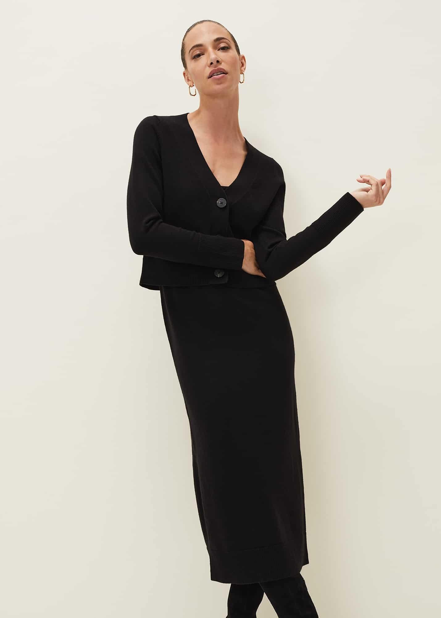 Anja Knitted Dress And Cardigan Co-Ord