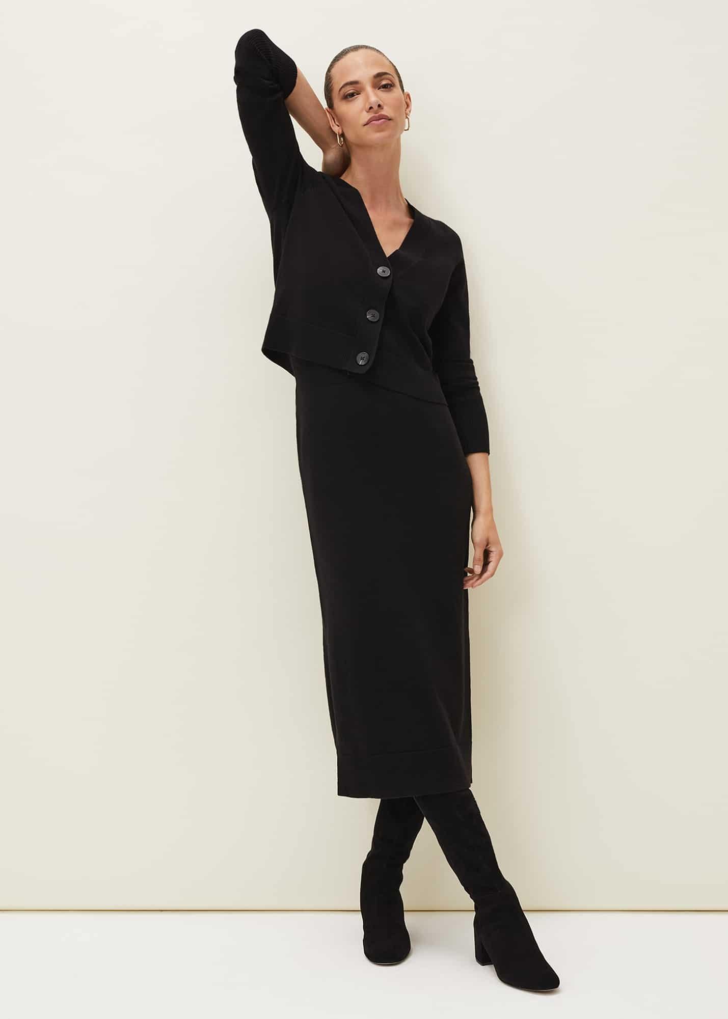 Anja Knitted Dress And Cardigan Co-Ord