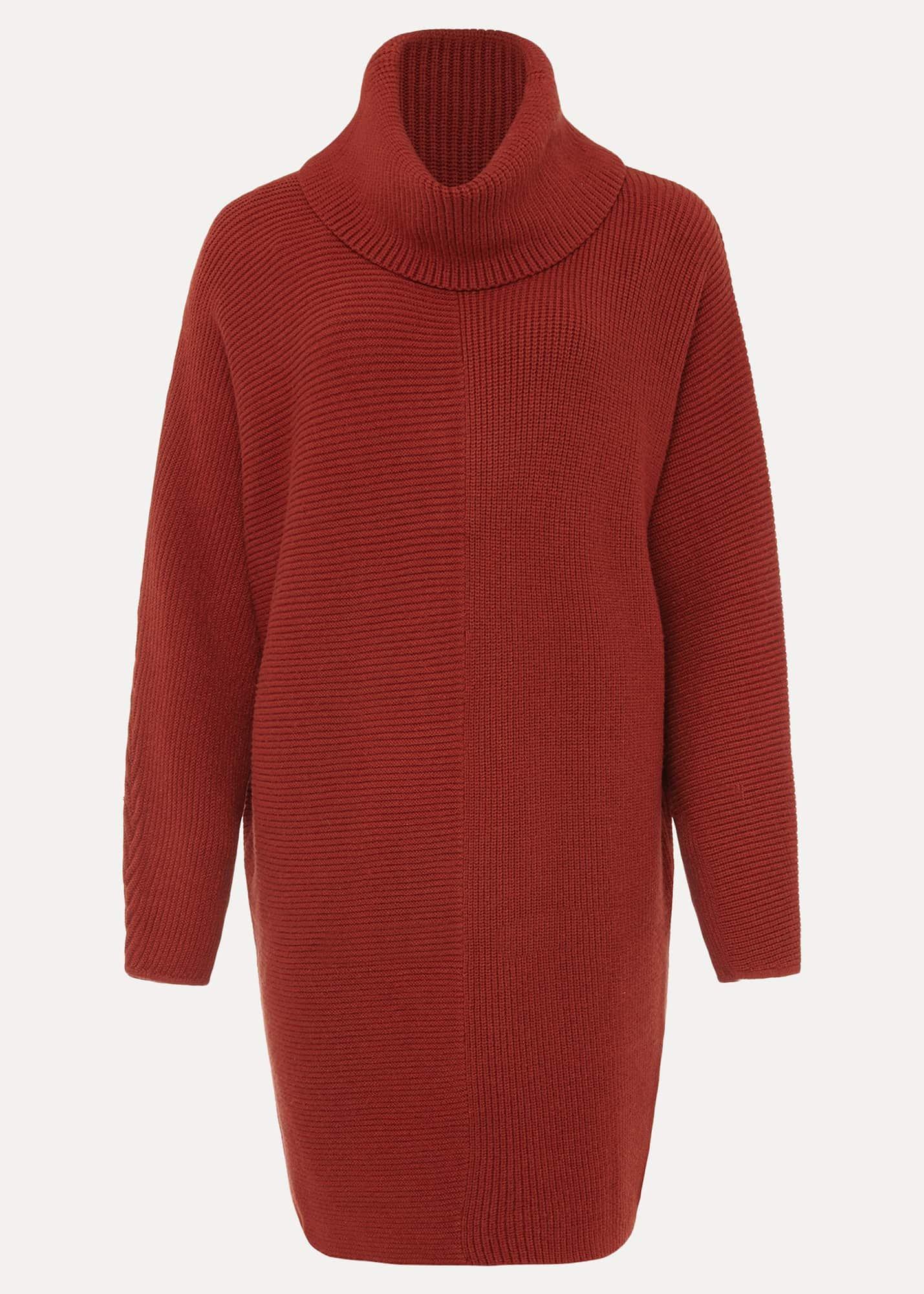 Cathelene Cowl Neck Knit Dress