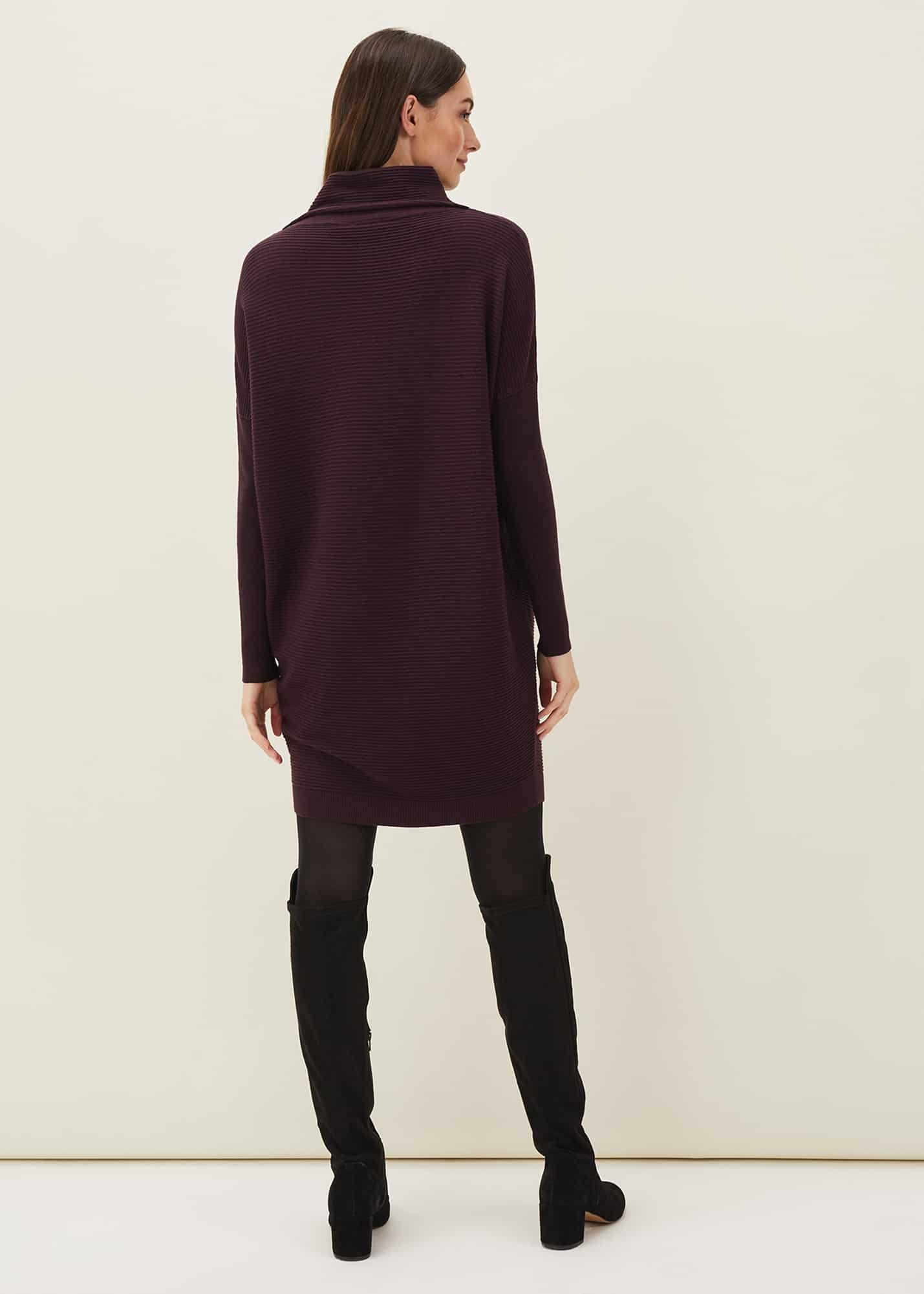 Jocelin Roll Neck Knit Dress