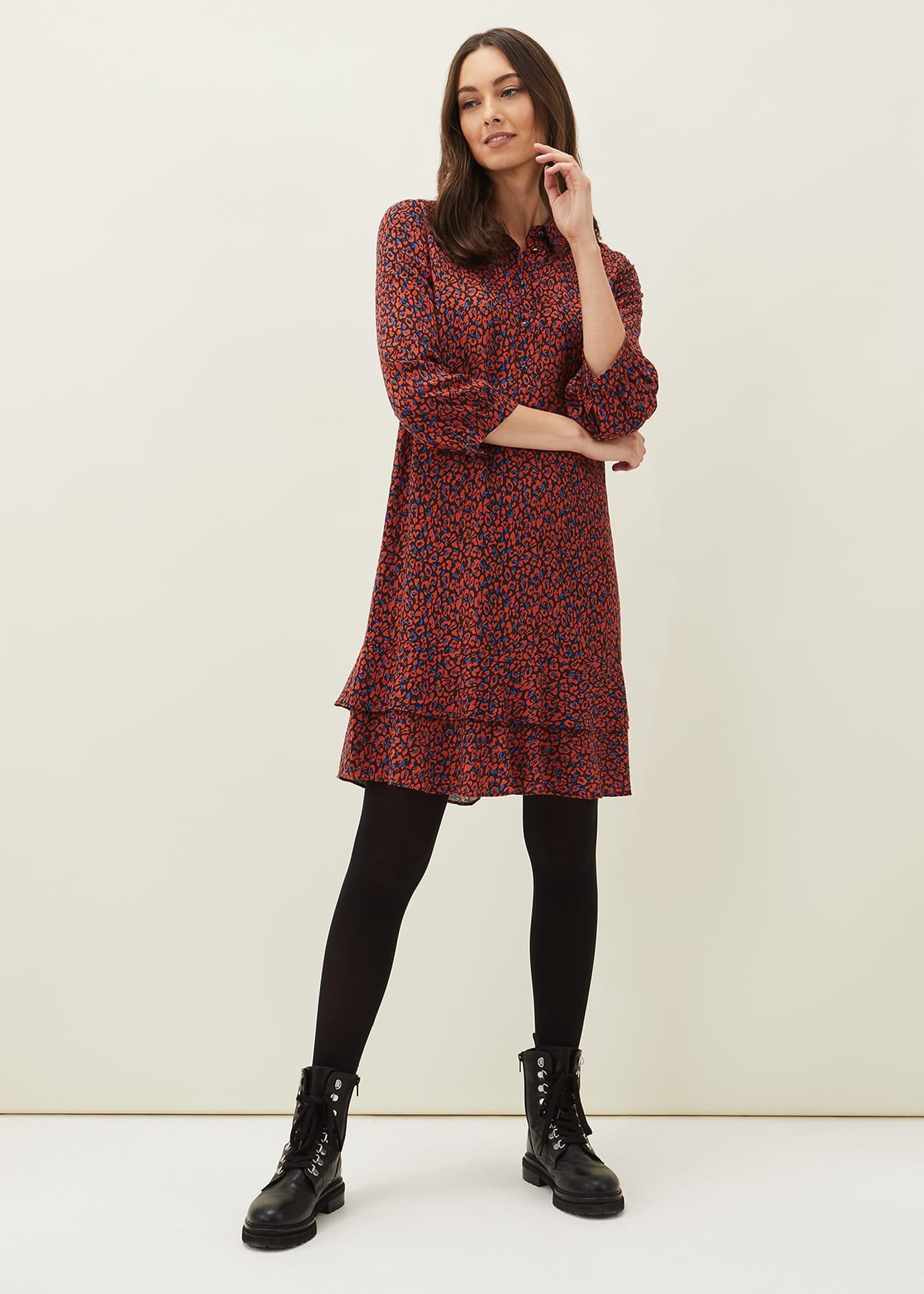 Penele Animal Print Dress