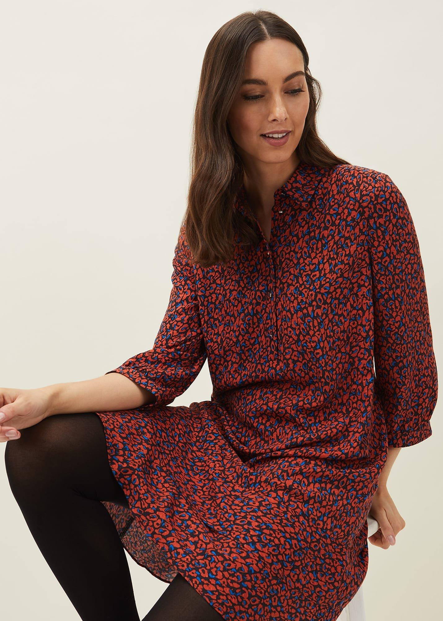Penele Animal Print Dress