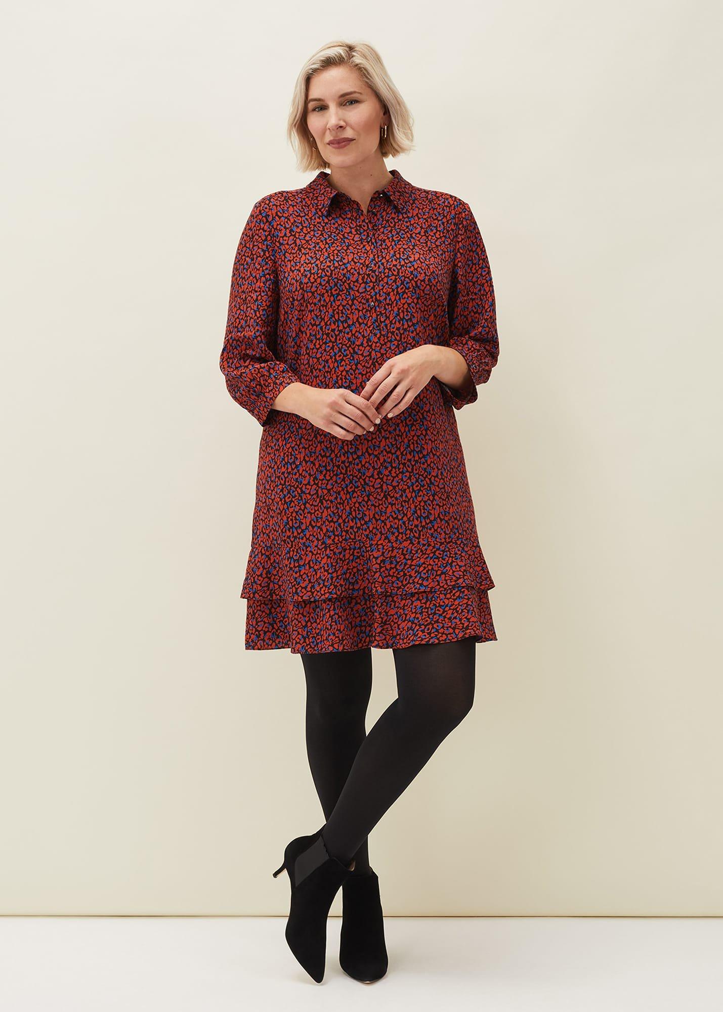 Penele Animal Print Dress